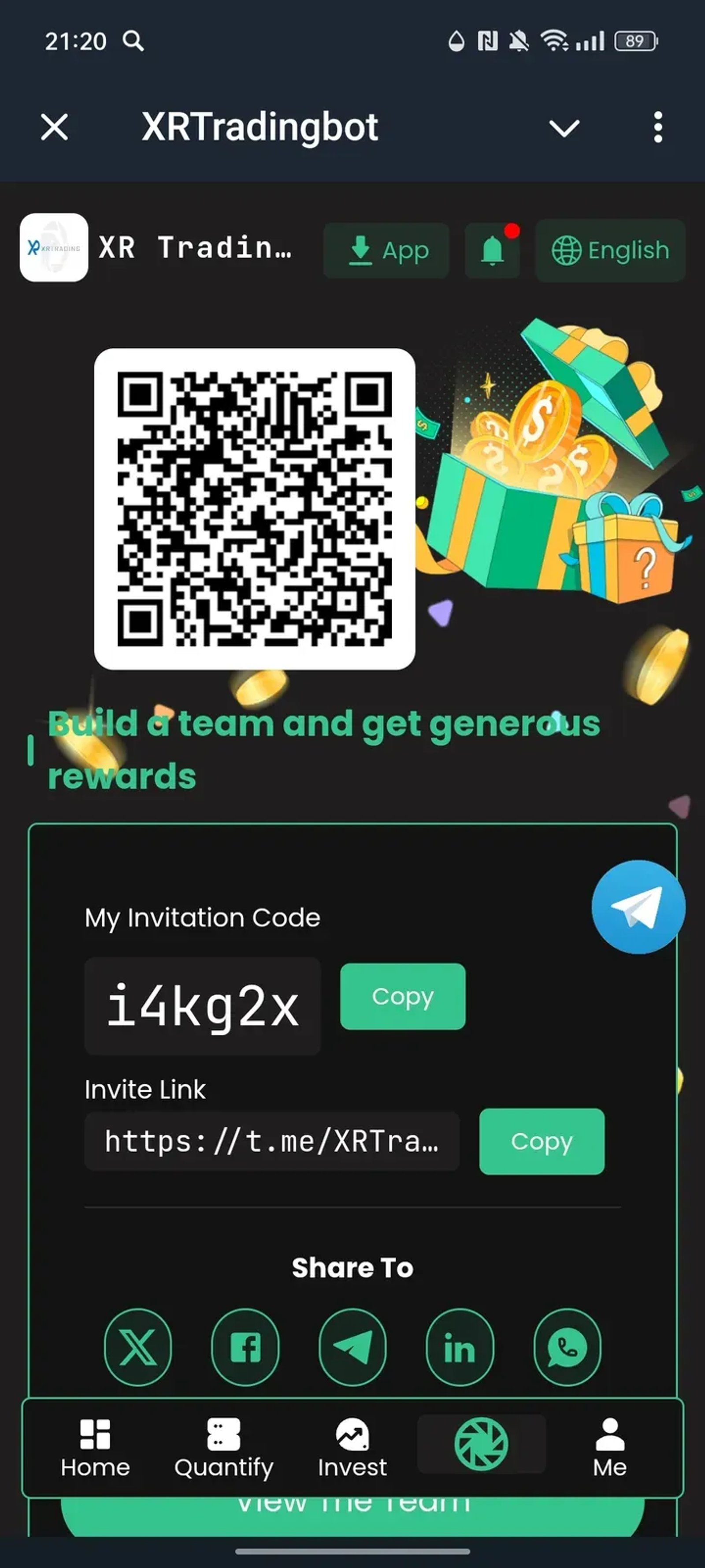 XRTradingbot в Телеграм — скриншот 4