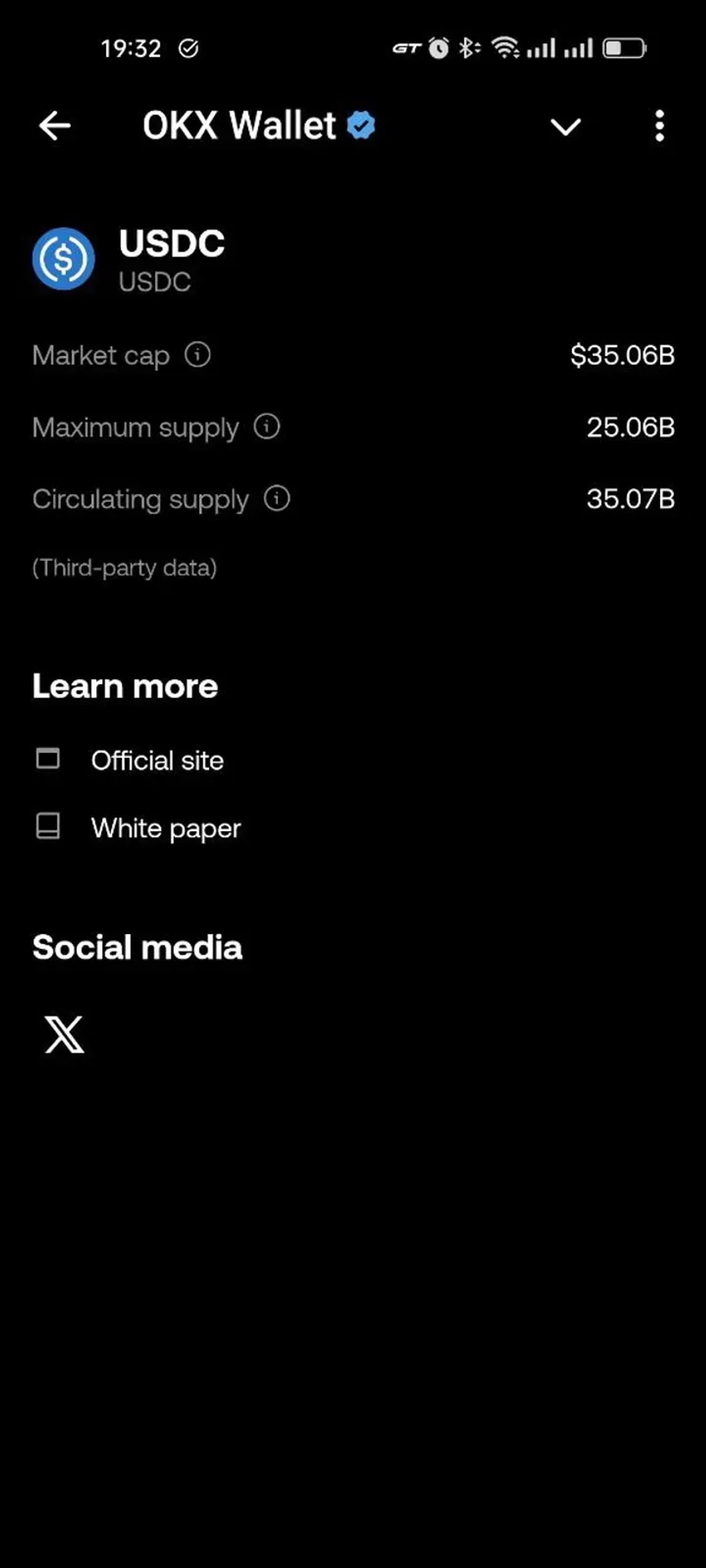 OKX Wallet в Телеграм — скриншот 1