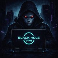Black Hole VPN Logo Telegram