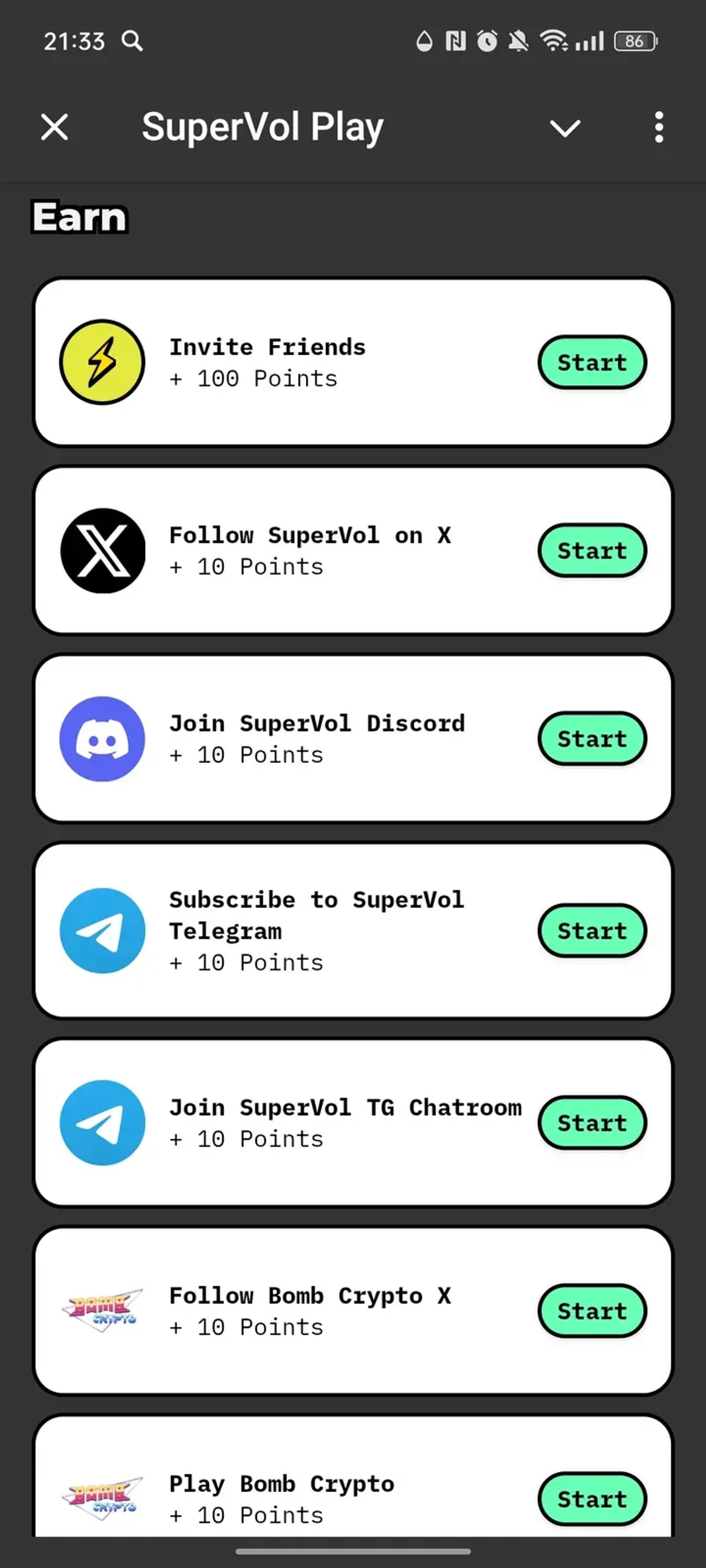 SuperVol Play Telegram Screenshot 2