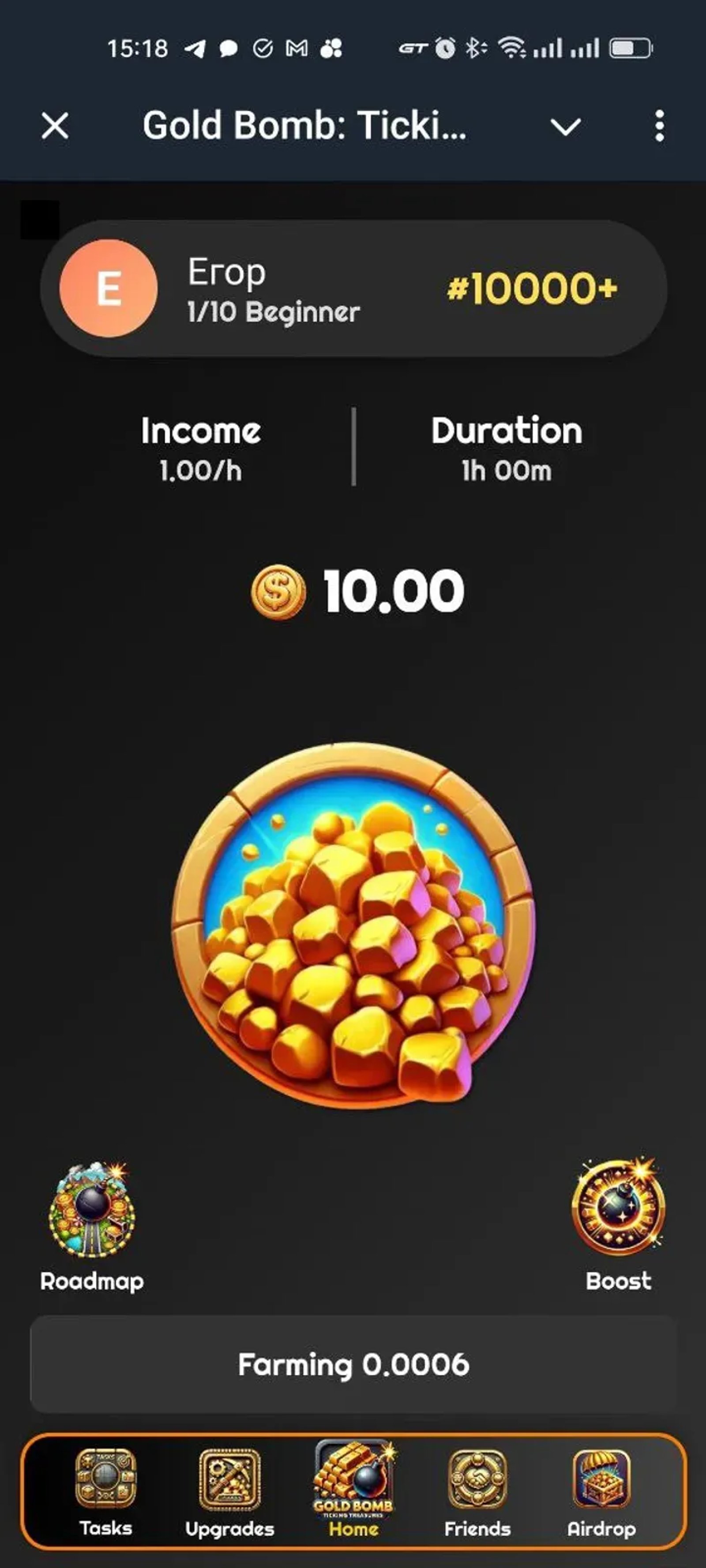 Gold Bomb: Ticking Treasures в Телеграм — скриншот 5