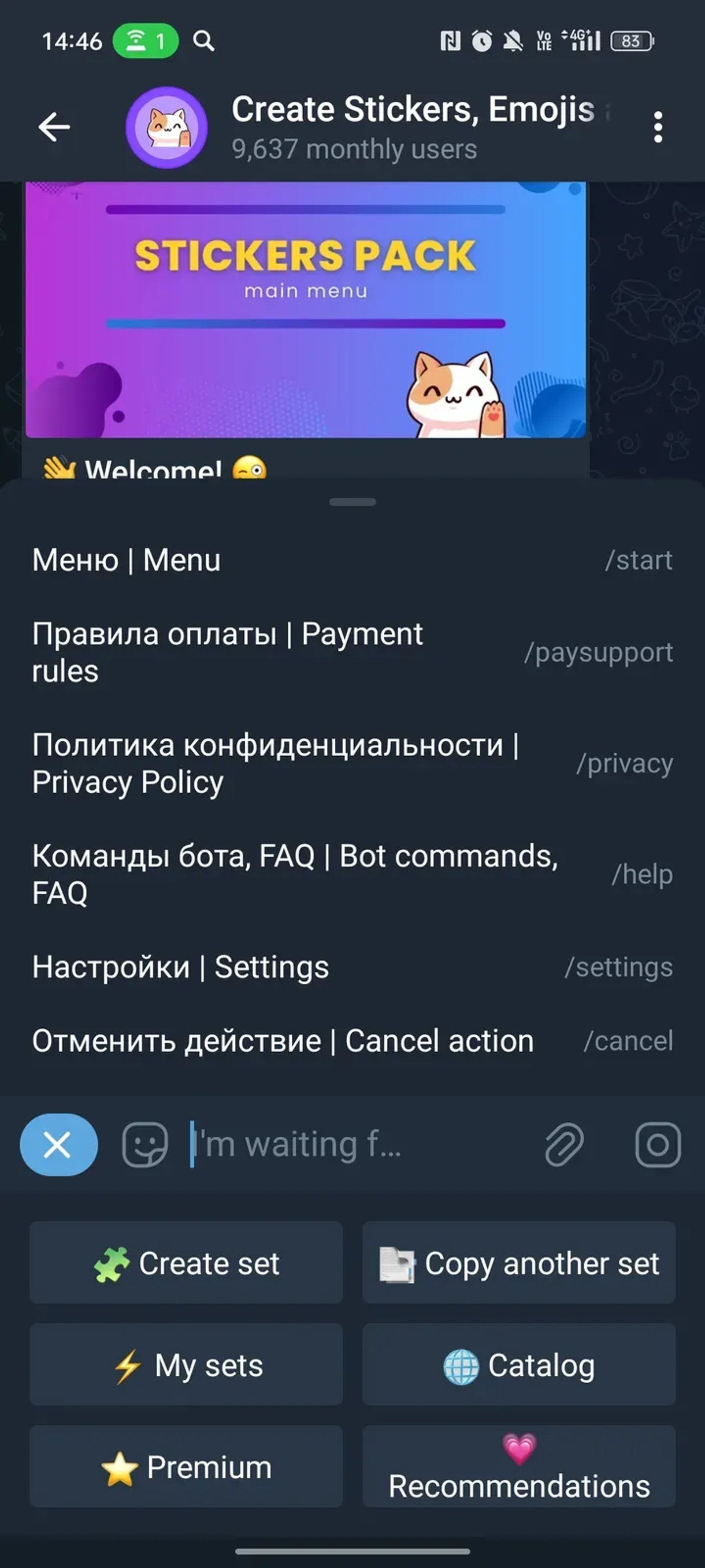 Create Stickers, Emojis and Emoji Font - Stickers Pack πΎ Telegram Screenshot 3