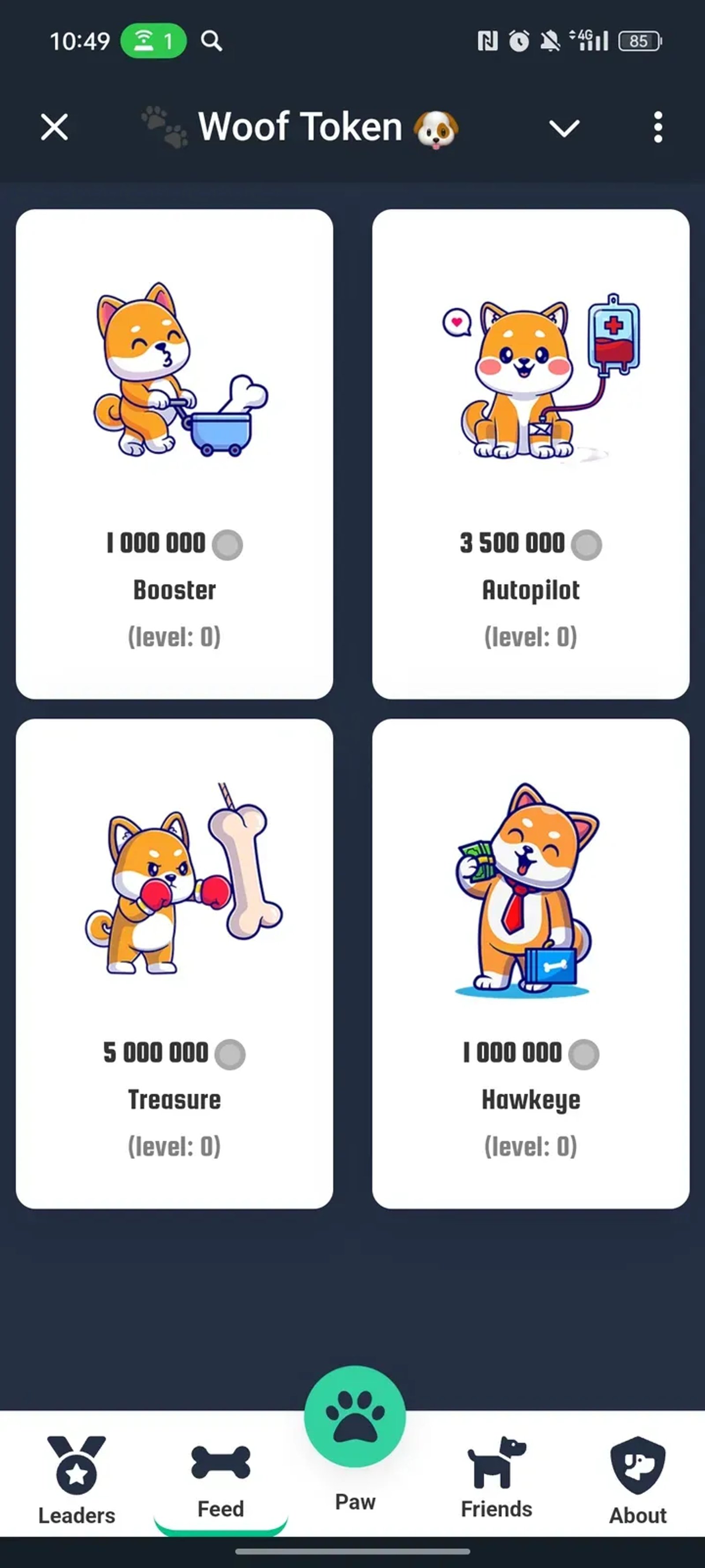 🐾 Woof Token 🐶 в Телеграм — скриншот 2