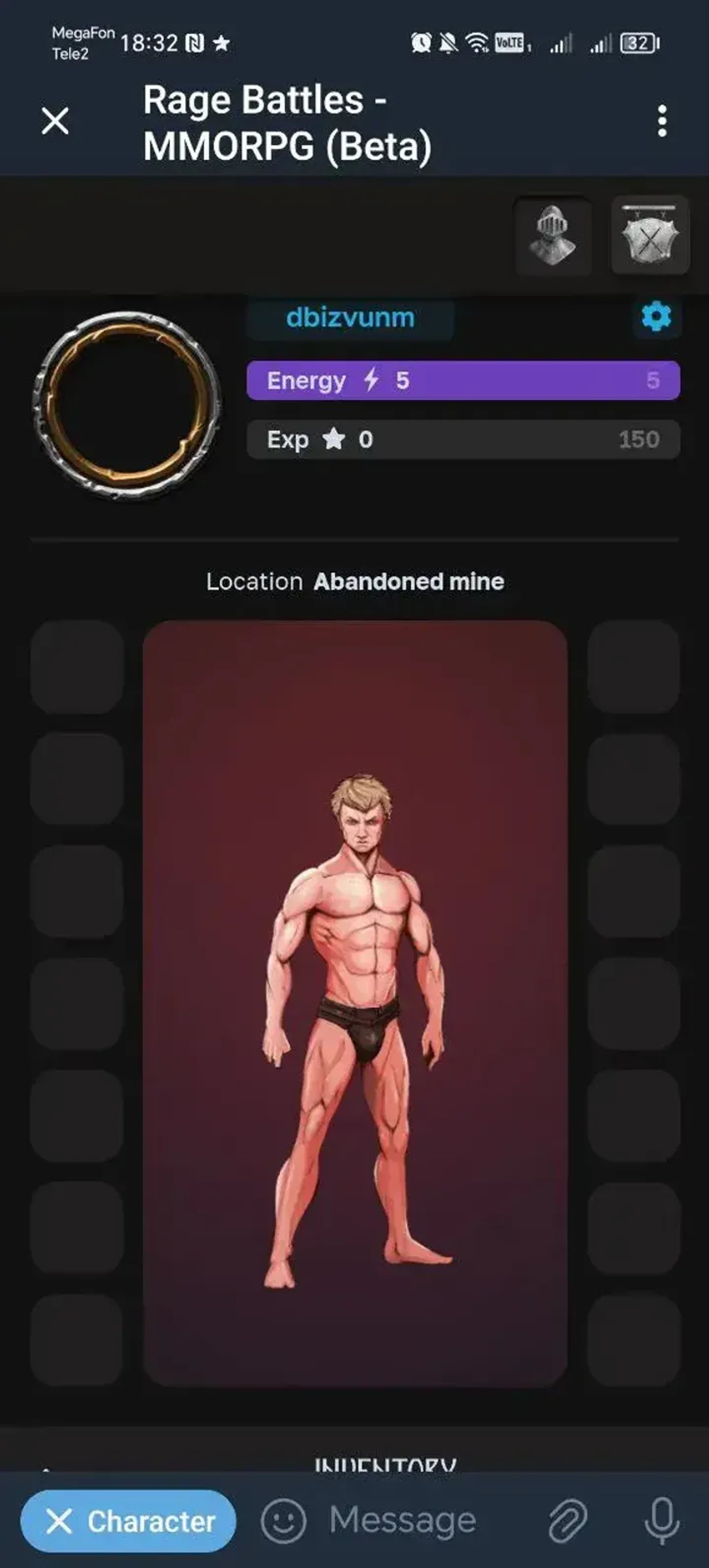 Rage Battles - MMO RPG Game (Beta) в Телеграм — скриншот 2