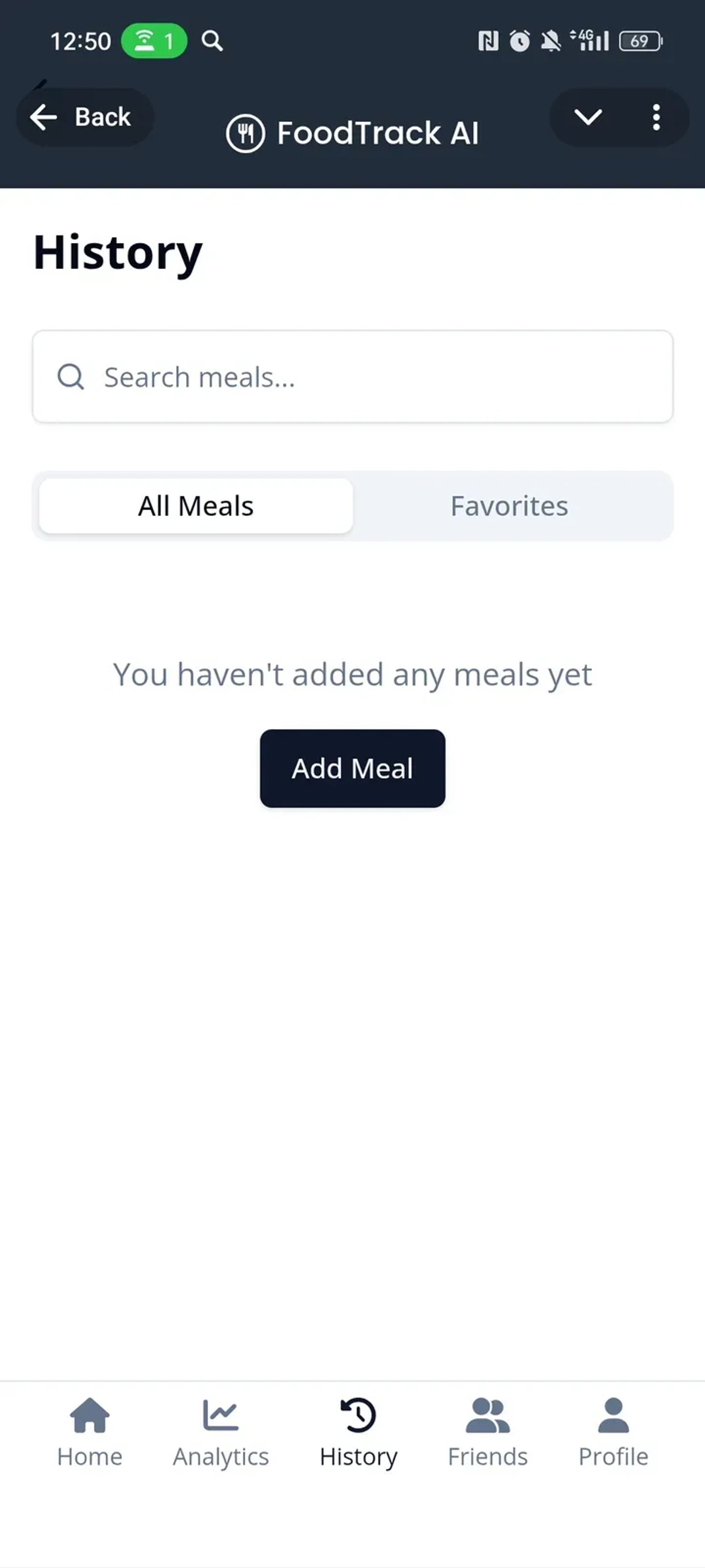 FoodTrack AI в Телеграм — скриншот 3