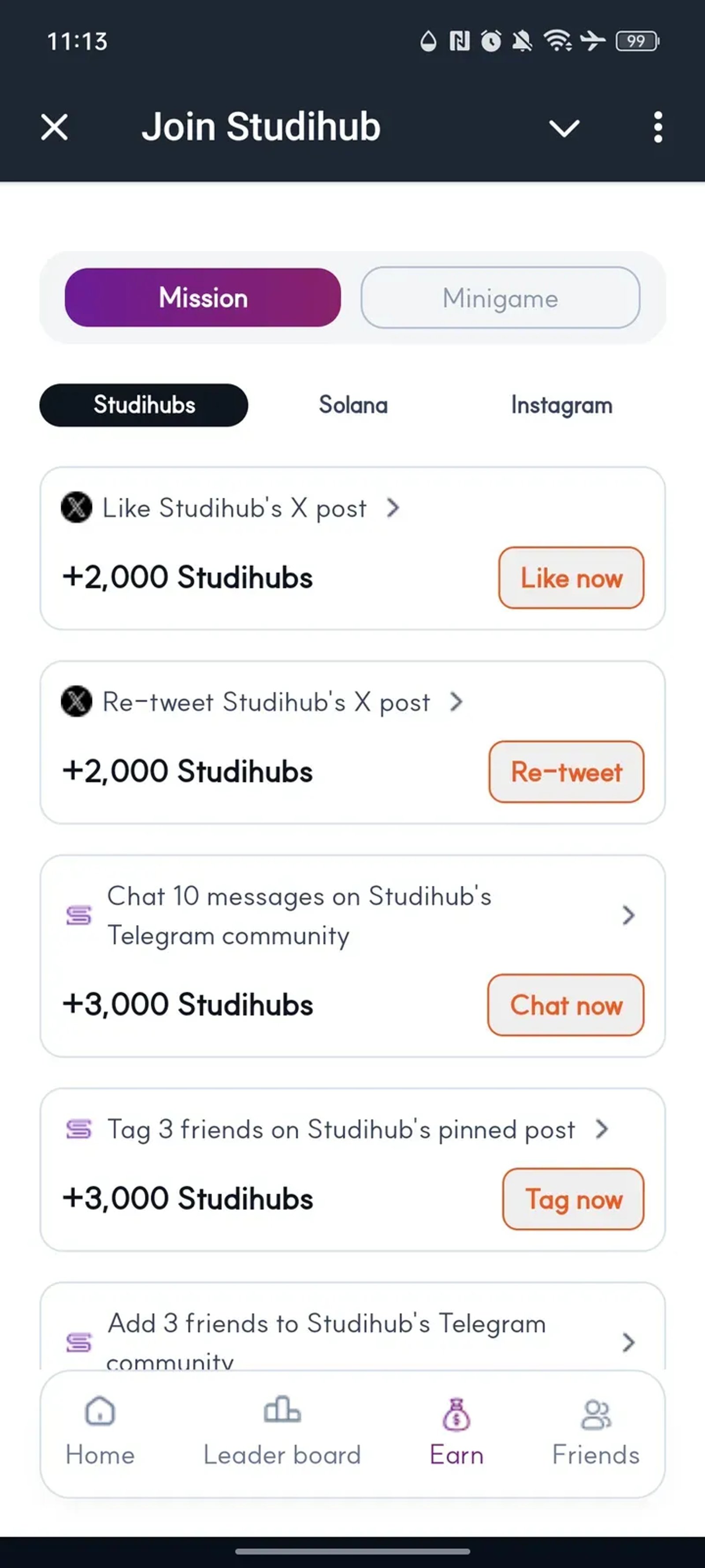 Join Studihub в Телеграм — скриншот 3