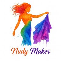 NudyMaker Logo Telegram