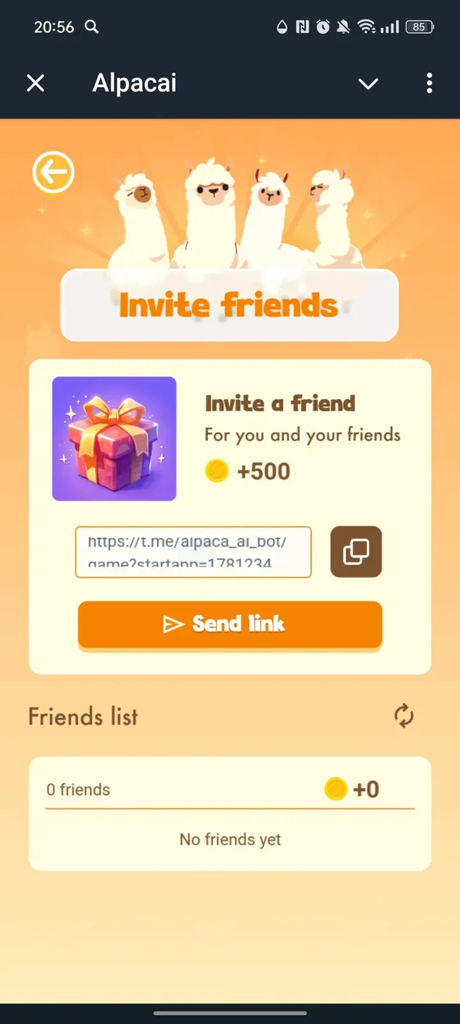 Alpacai в Телеграм — скриншот 5