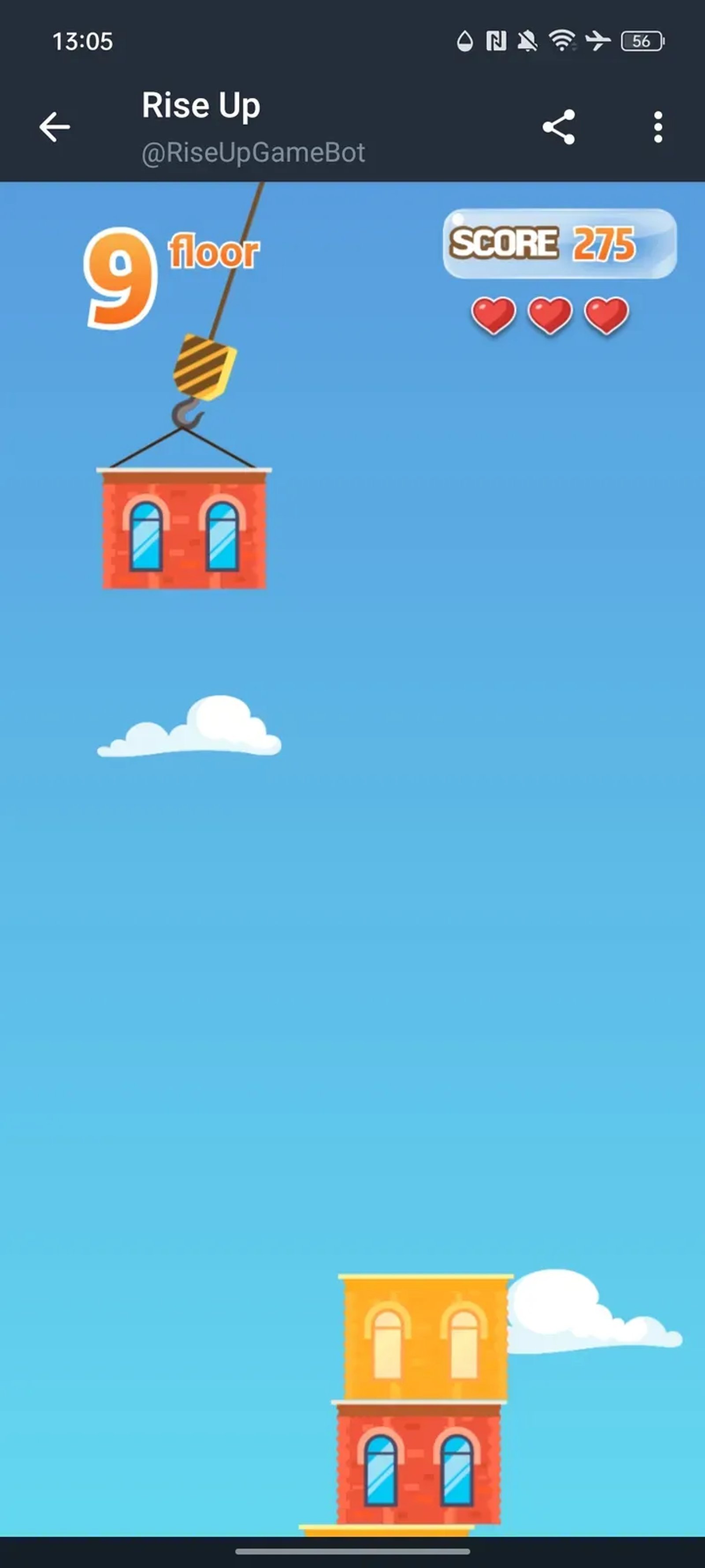 Rise Up Game Telegram Screenshot 4