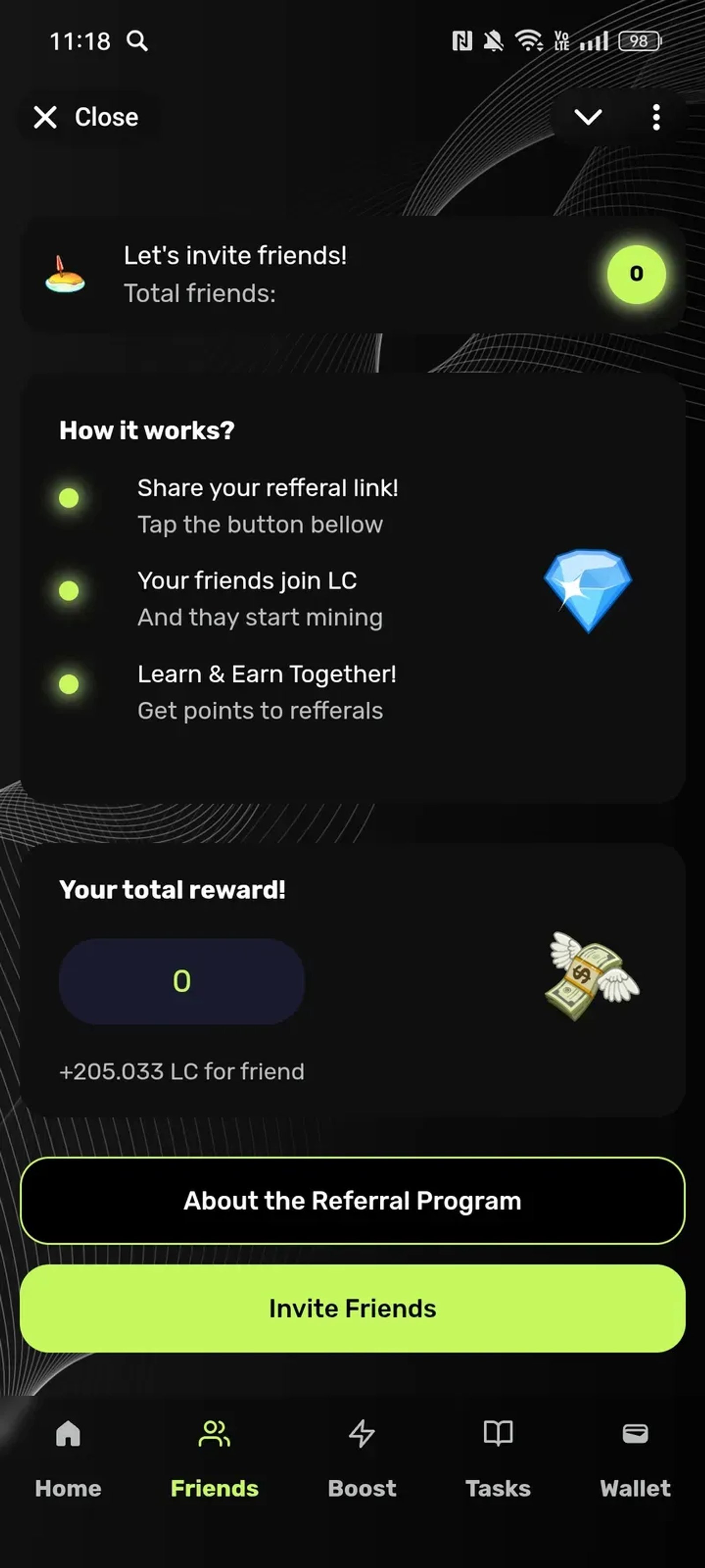 Liquid Coin в Телеграм — скриншот 2