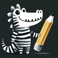Крокозябр - Крокодил с рисунками! Logo Telegram