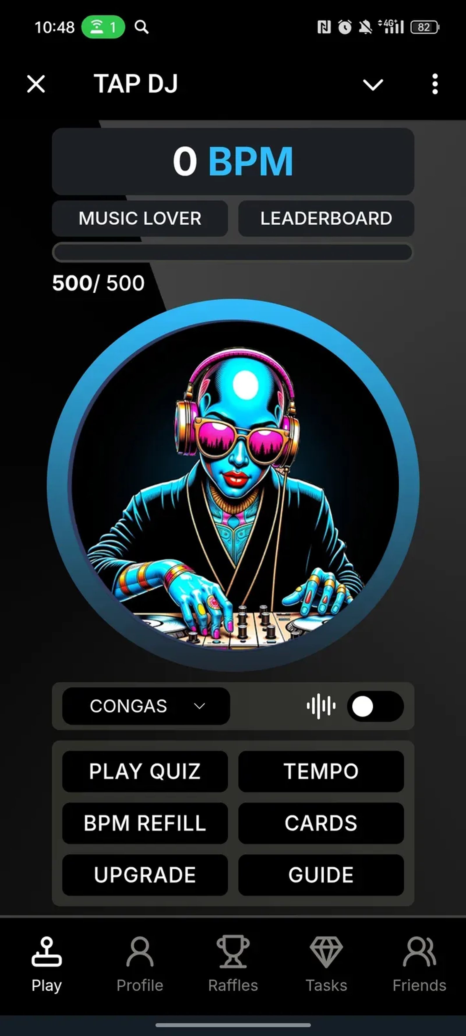 TAP DJ Telegram Screenshot 1