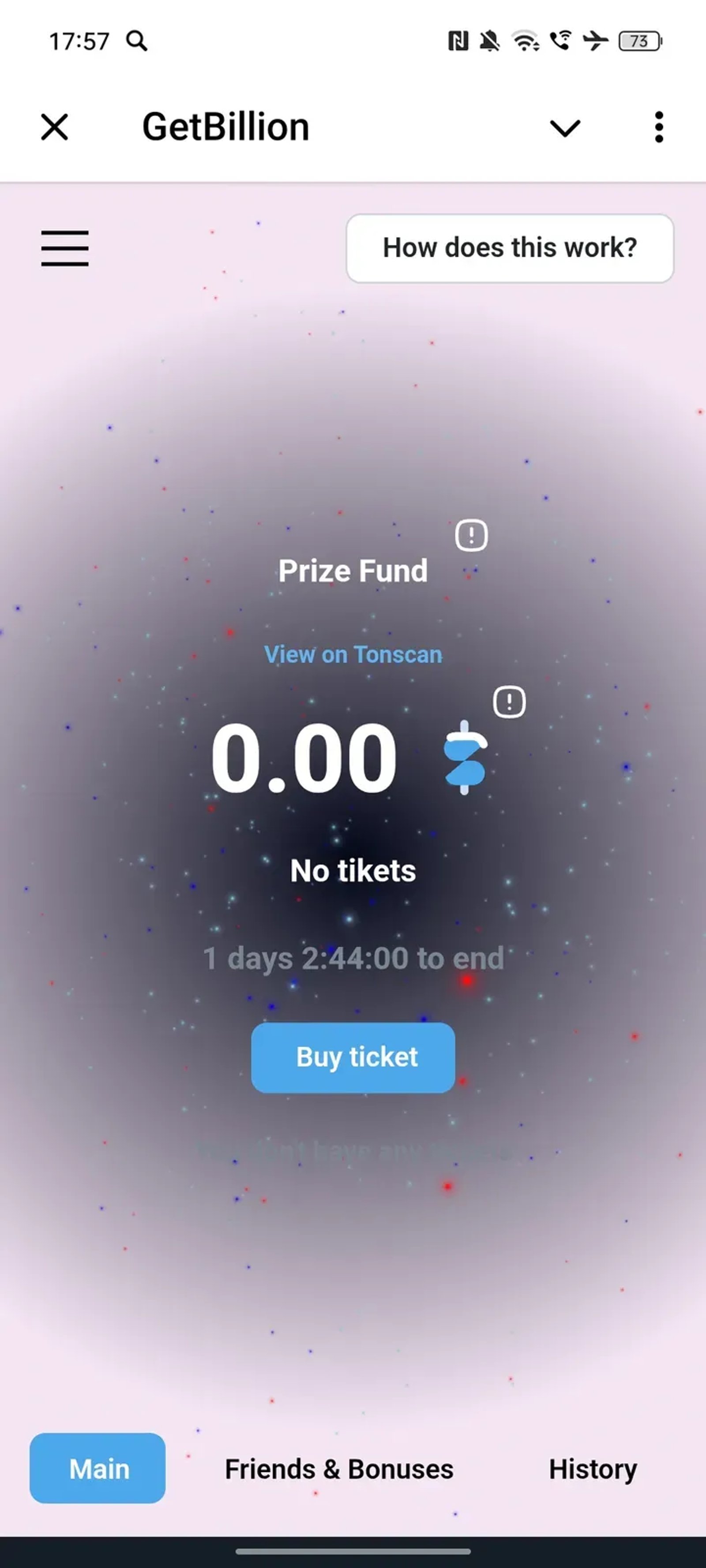 GetBillion в Телеграм — скриншот 1