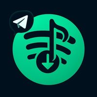 Spotify Downloader Telegram Logo Spotify Downloader Telegram Logo