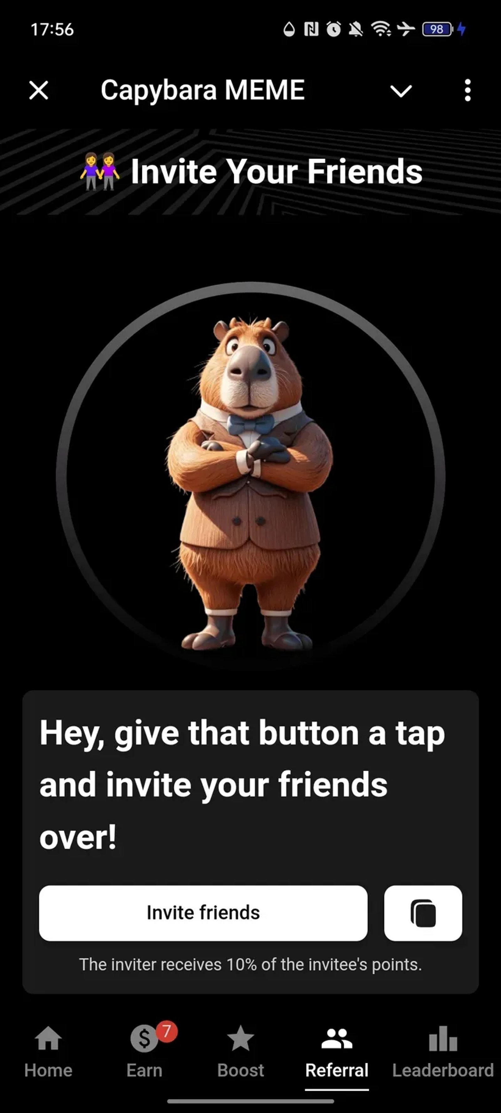 Capybara MEME в Телеграм — скриншот 4