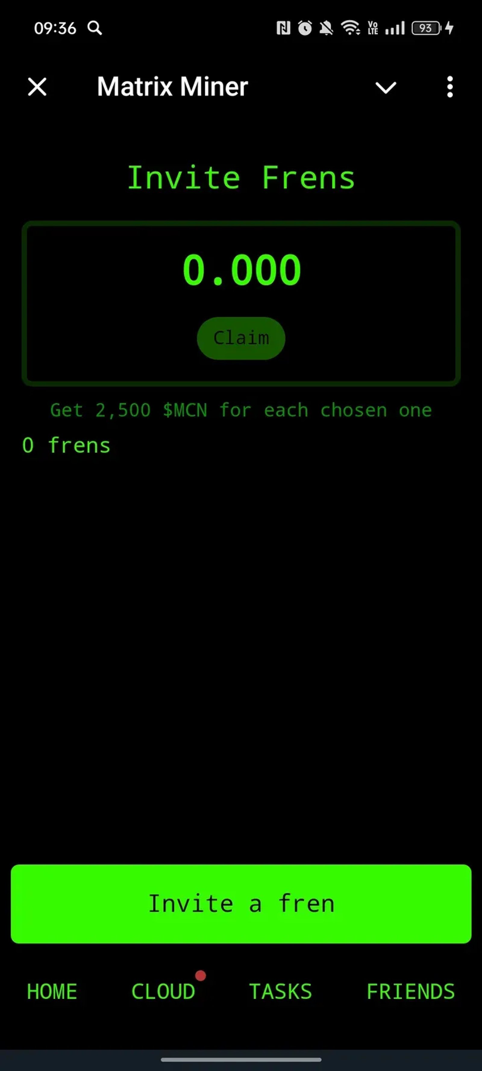 Matrix Miner в Телеграм — скриншот 4