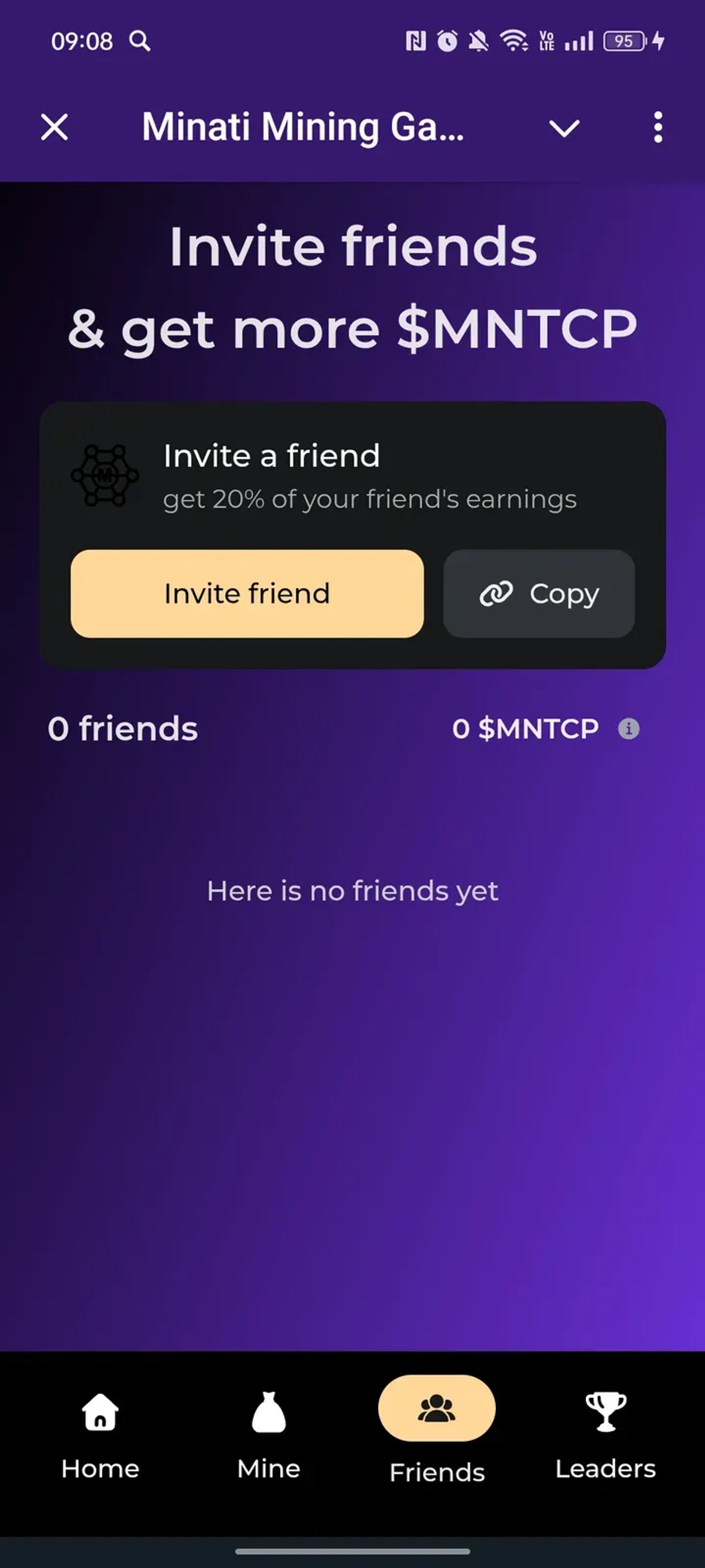 Minati Mining Game Telegram Screenshot 3