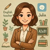English Julia bot Telegram Logo