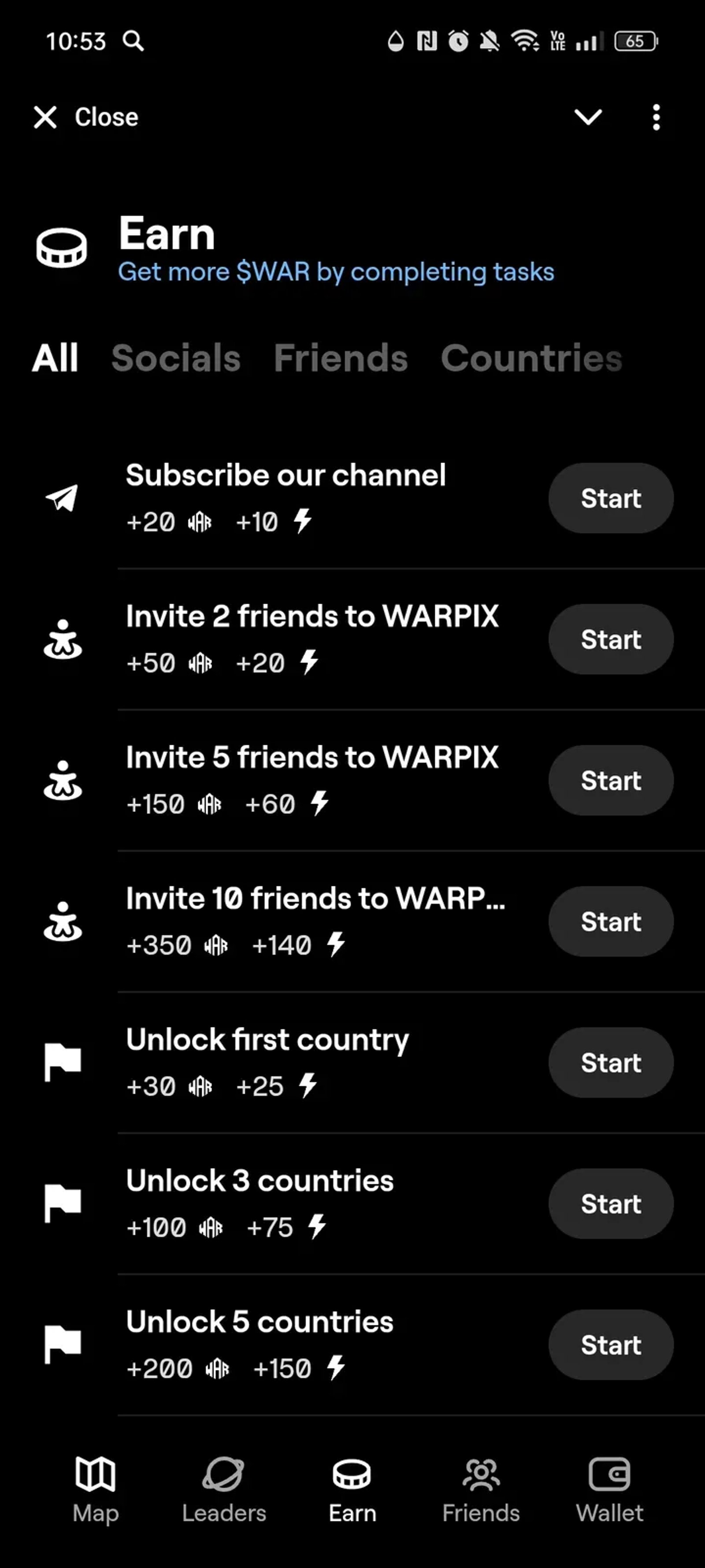 WARPIX Telegram Screenshot 3