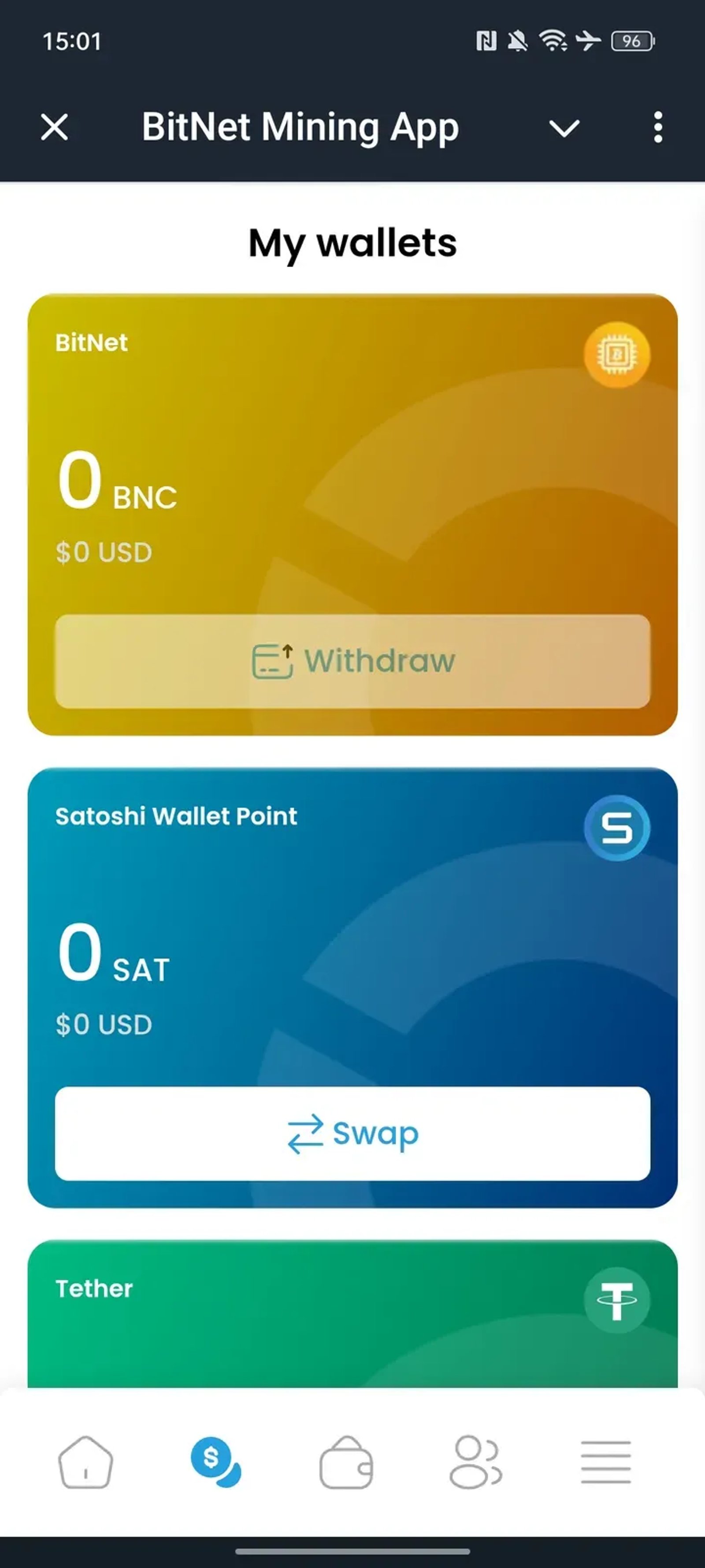 BitNet Mining App Telegram Screenshot 2