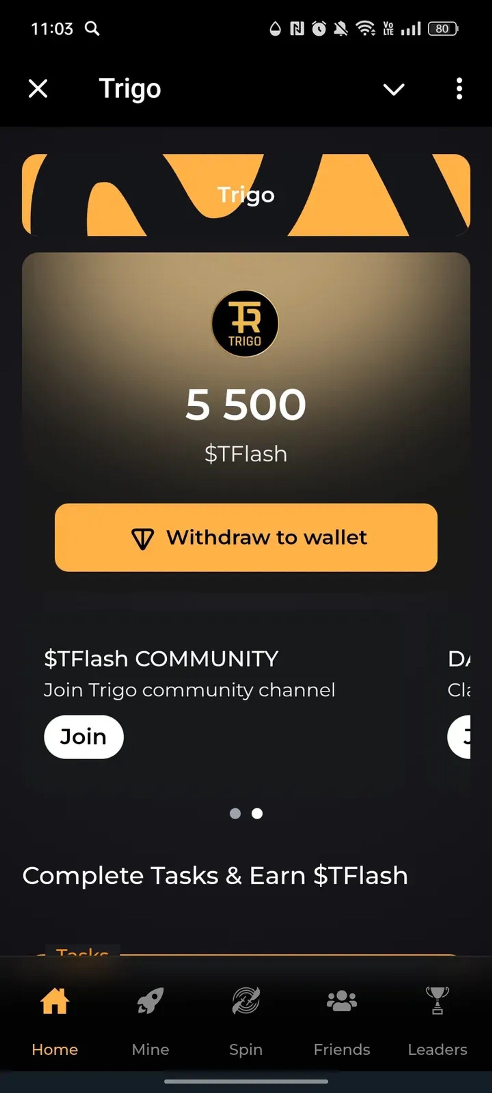 Trigo Telegram Screenshot 1