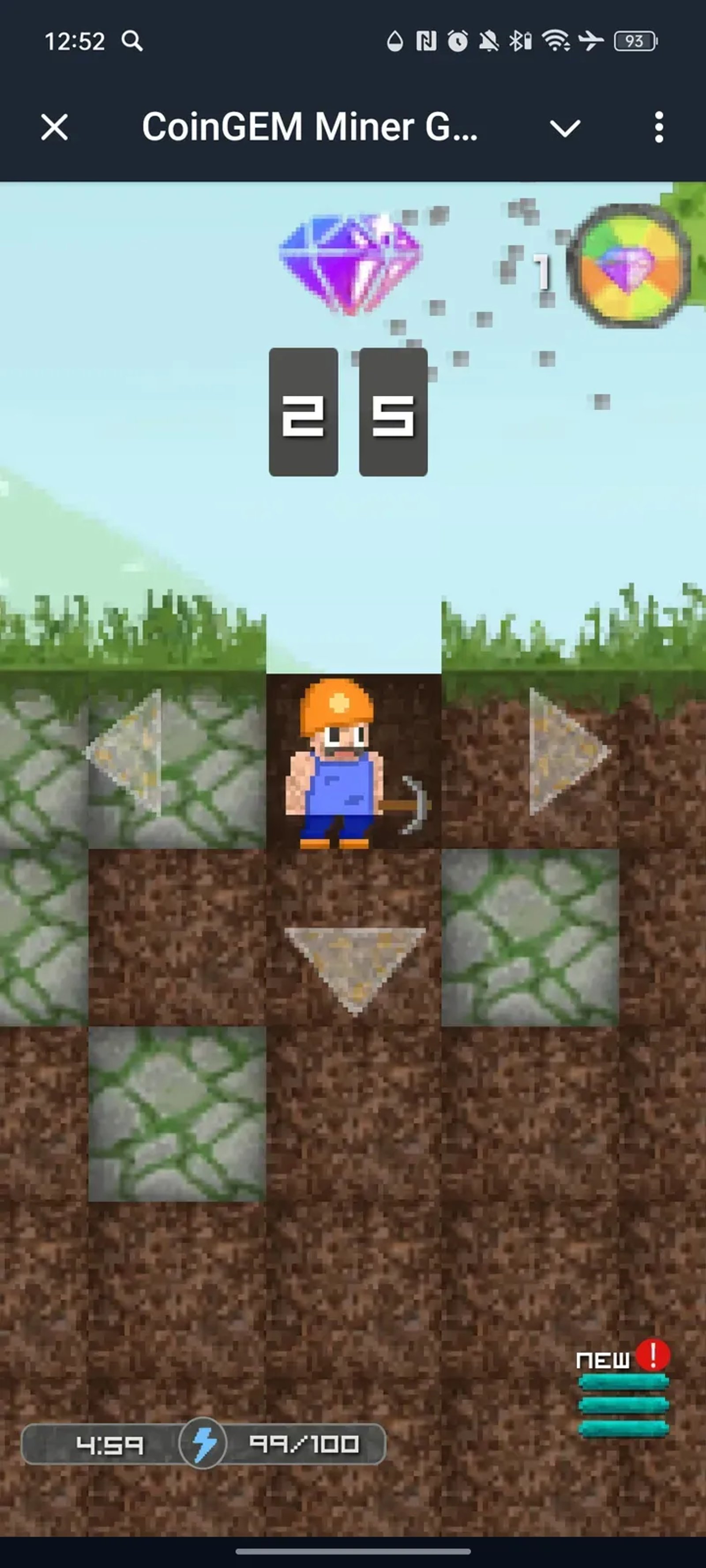 CoinGEM Miner Game | AirDrop Soon 💎 Telegram Screenshot 1