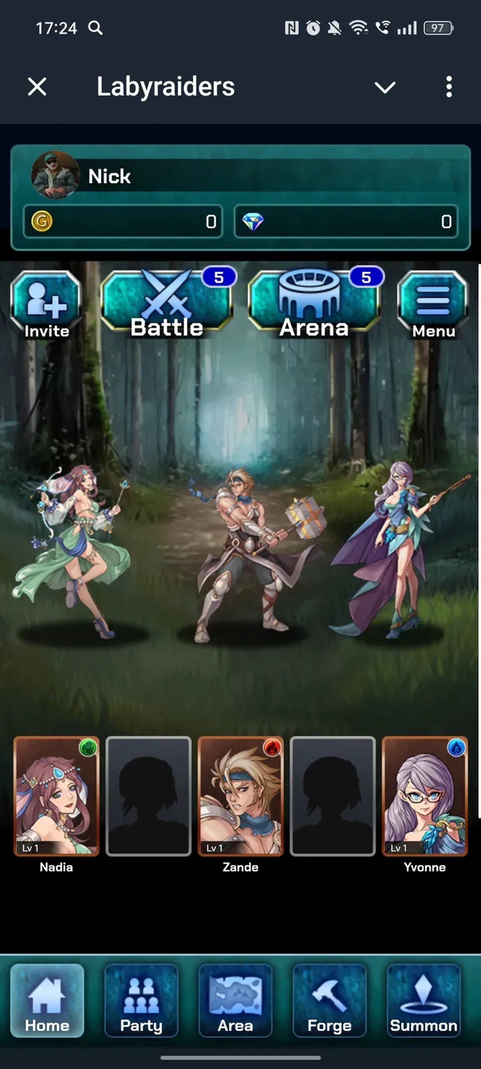 Labyraiders в Телеграм — скриншот 1