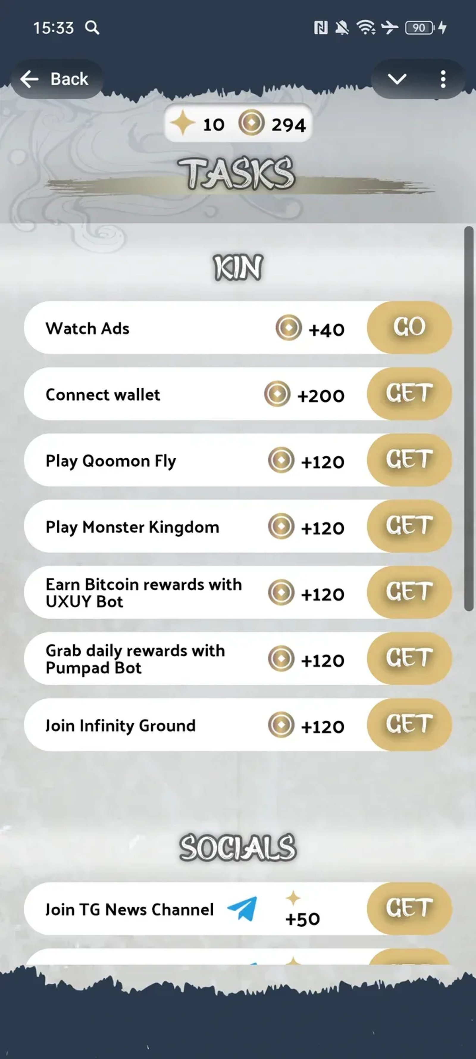 🎮 Qoomon Telegram Screenshot 1