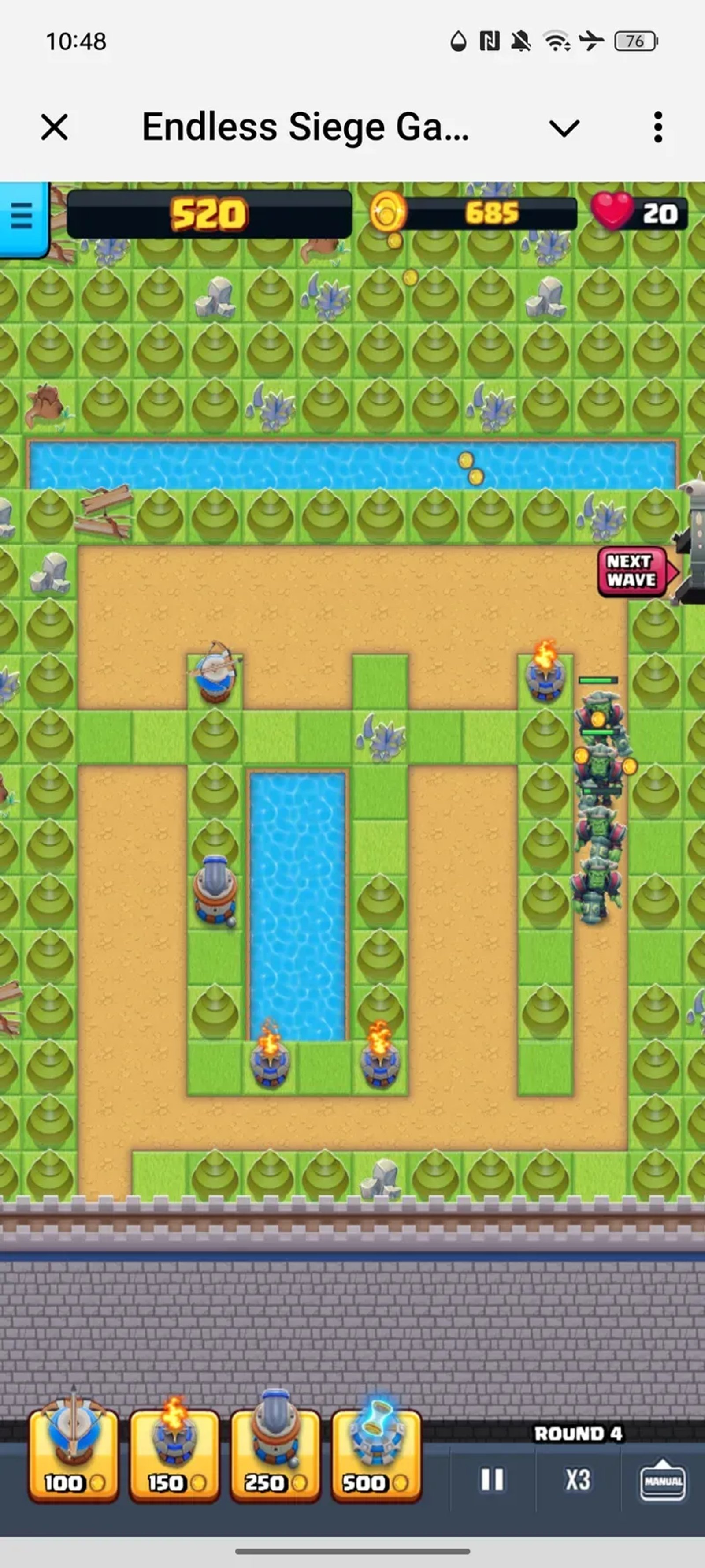 Endless Siege Game в Телеграм — скриншот 4