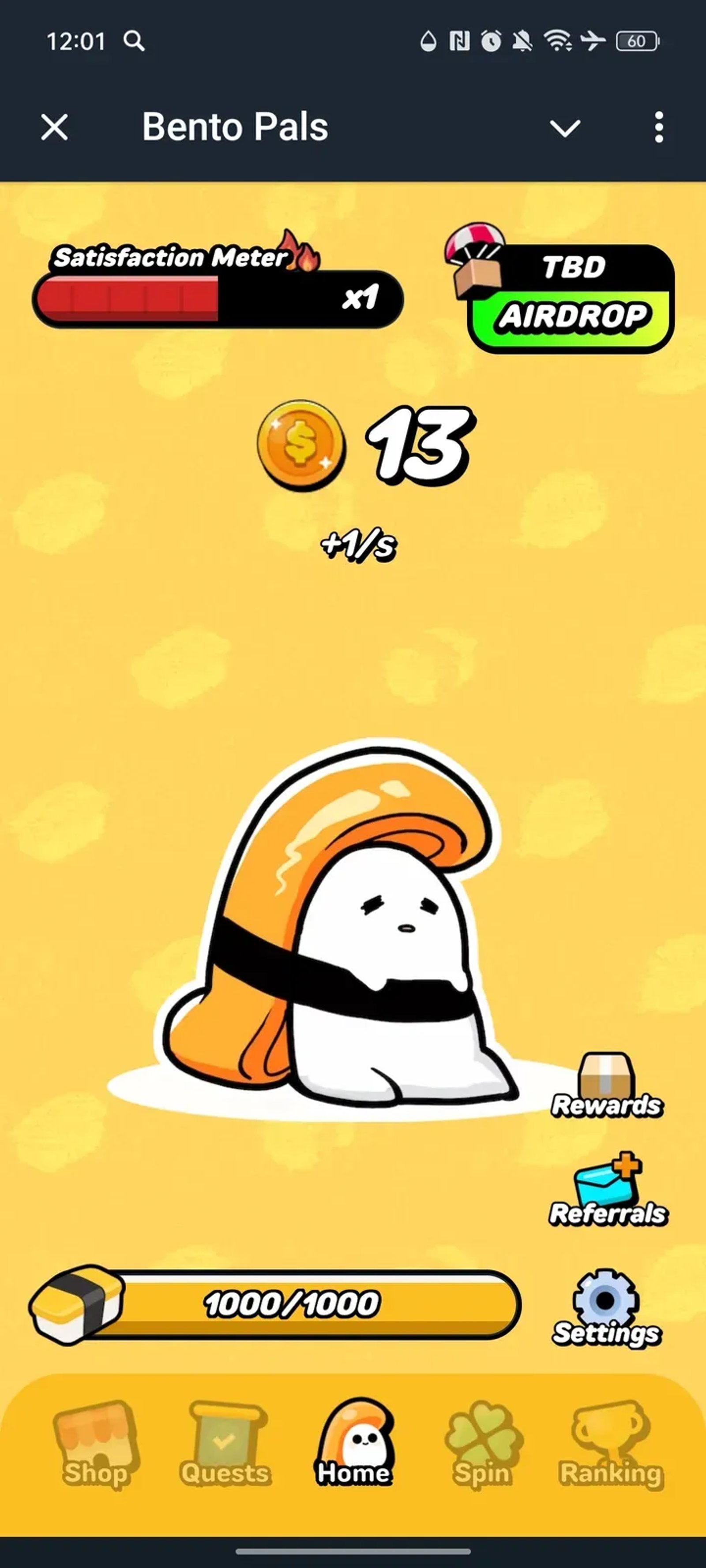 Bento Pals в Телеграм — скриншот 1