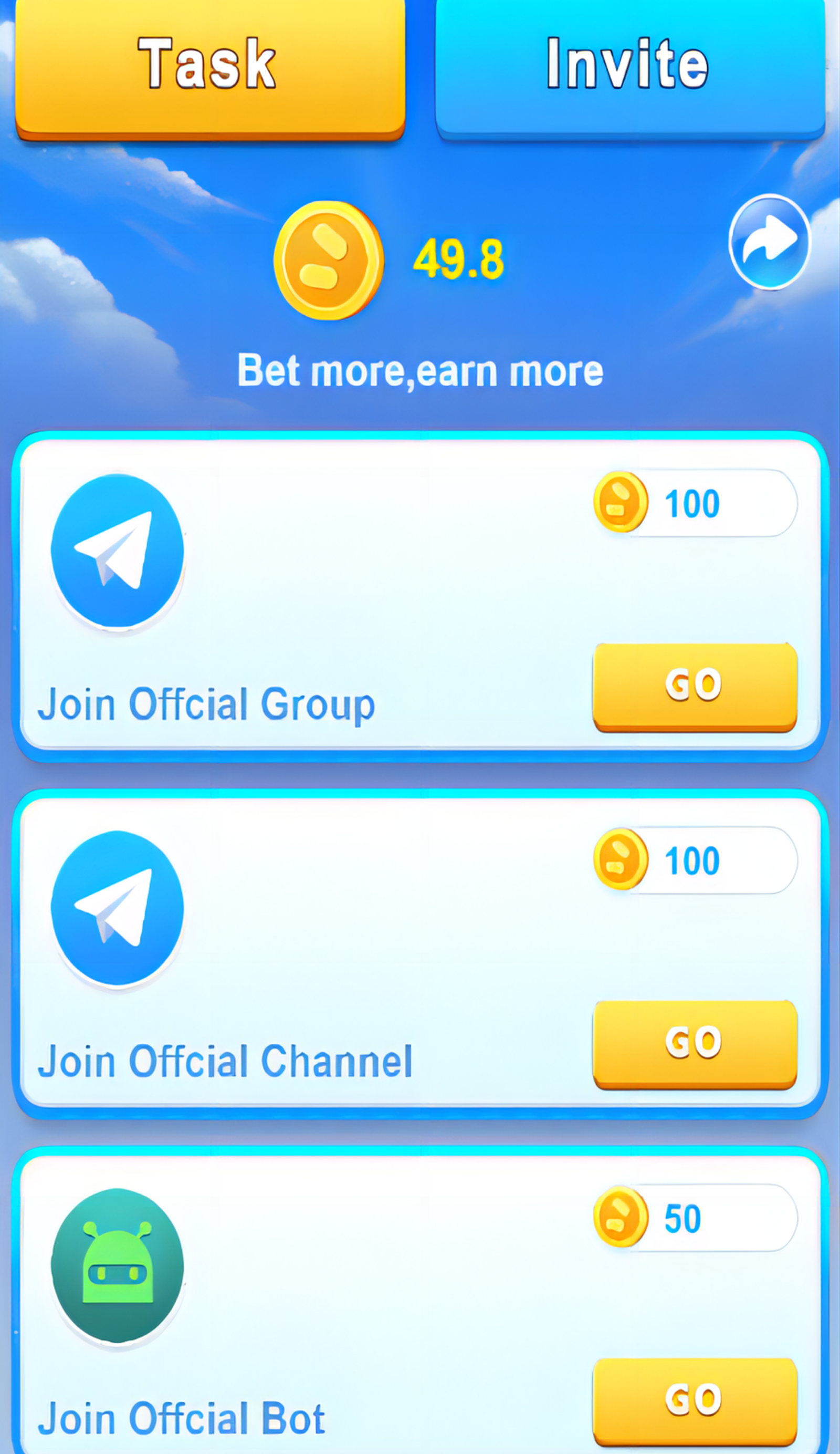 Piggy Tap в Телеграм — скриншот 3