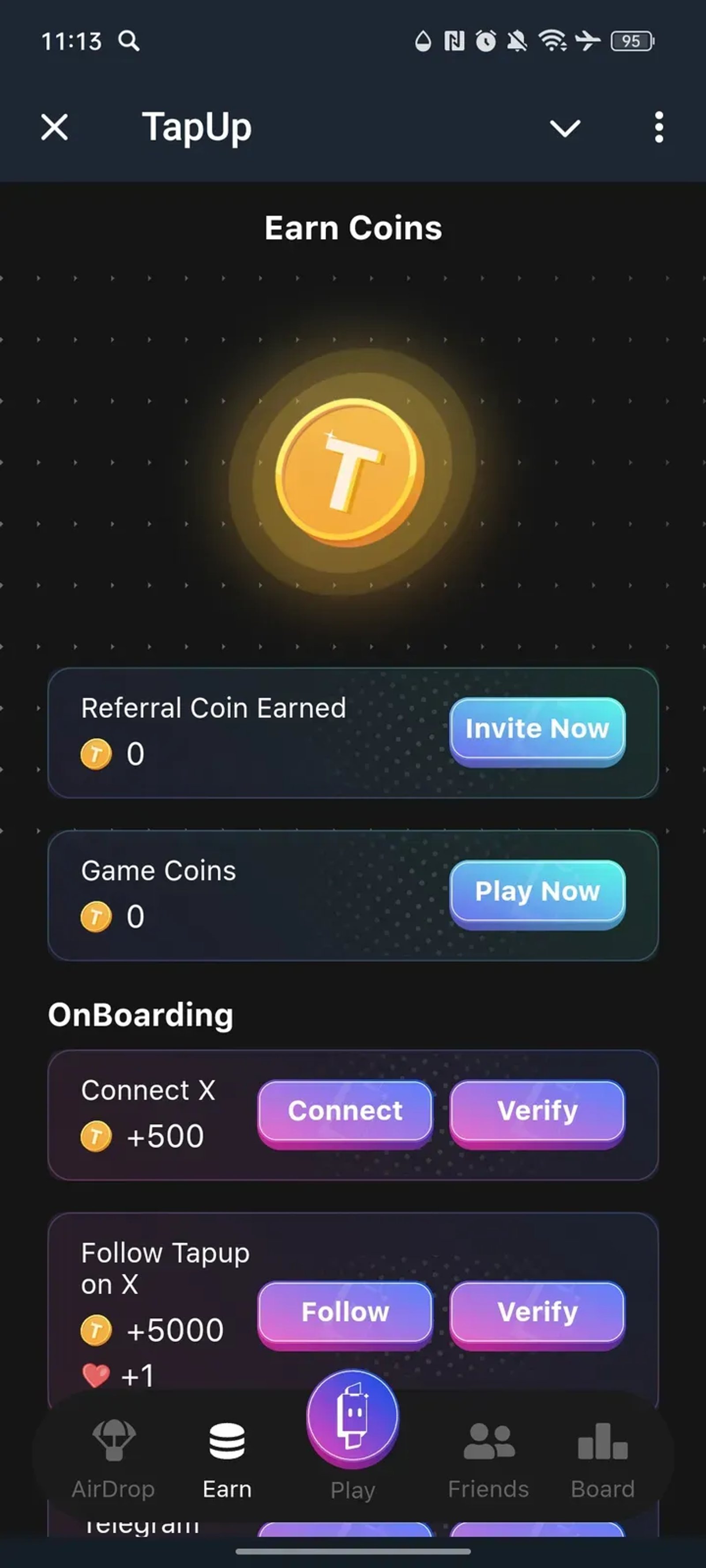 TapUp в Телеграм — скриншот 2
