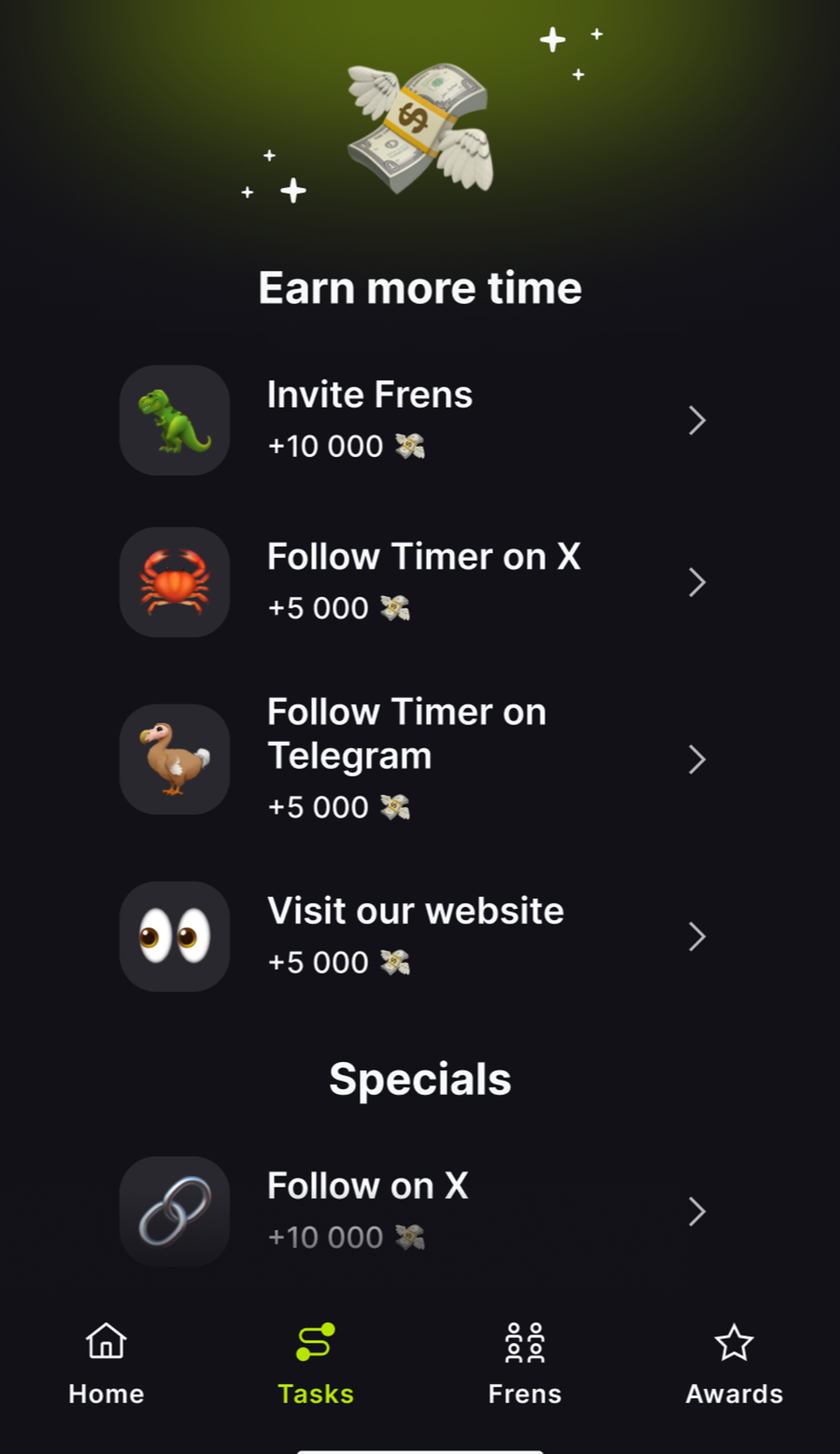 Timer в Телеграм — скриншот 3