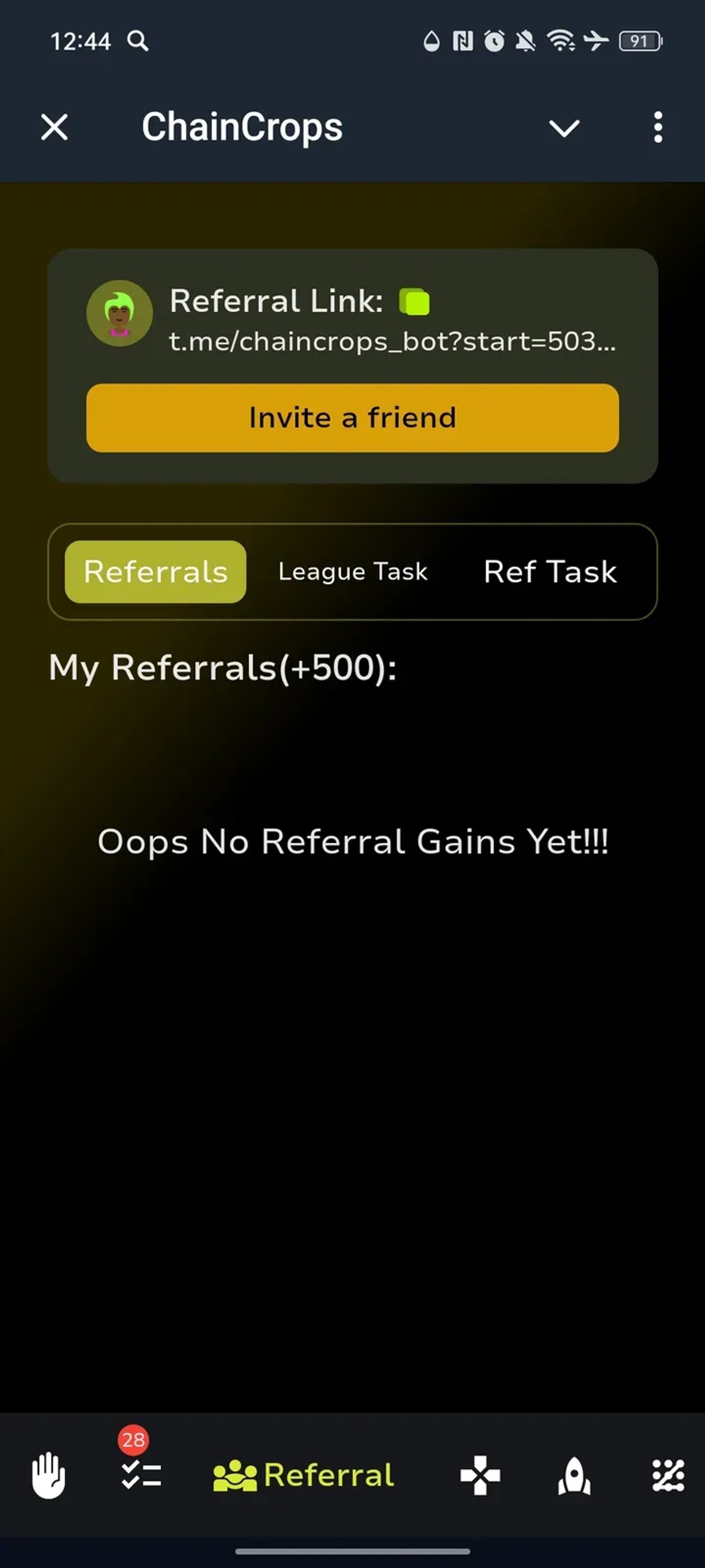 ChainCrops в Телеграм — скриншот 3