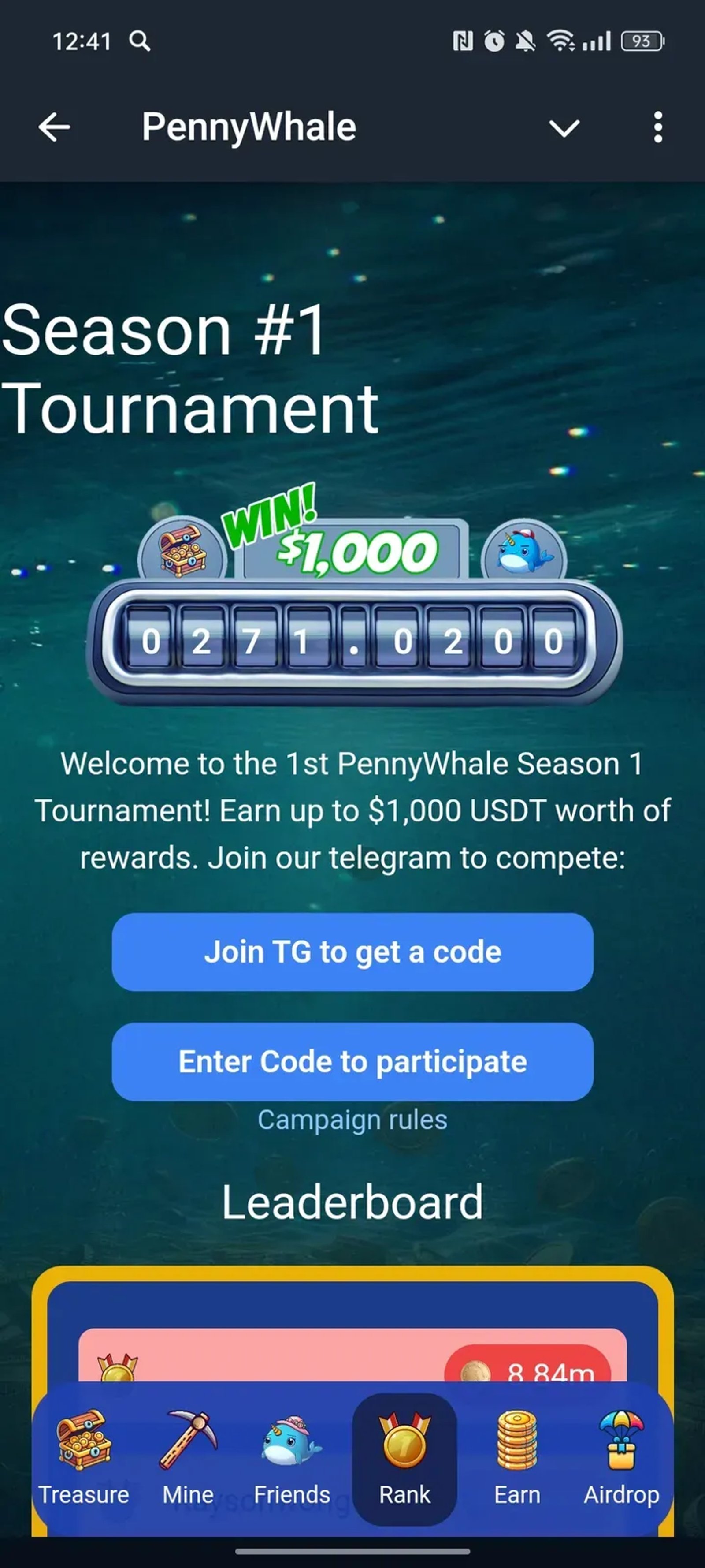 PennyWhale в Телеграм — скриншот 4