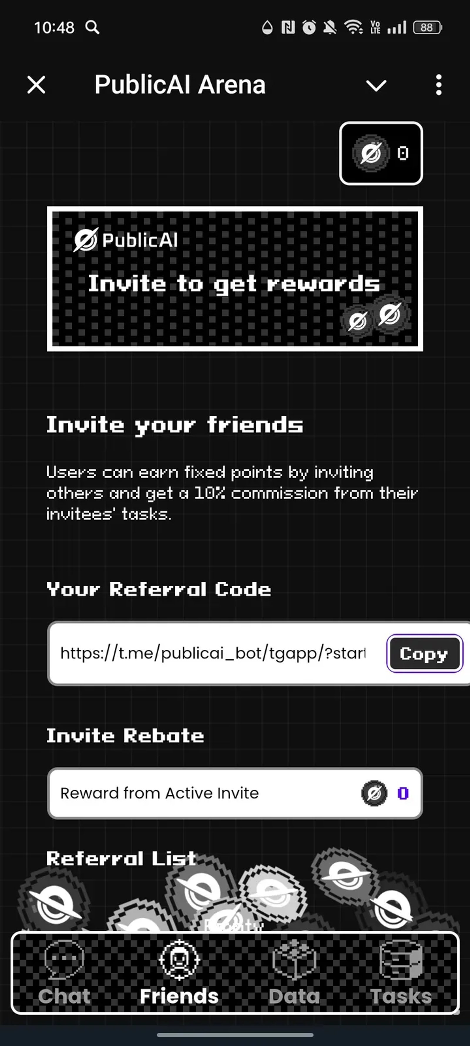 PublicAI Arena в Телеграм — скриншот 2