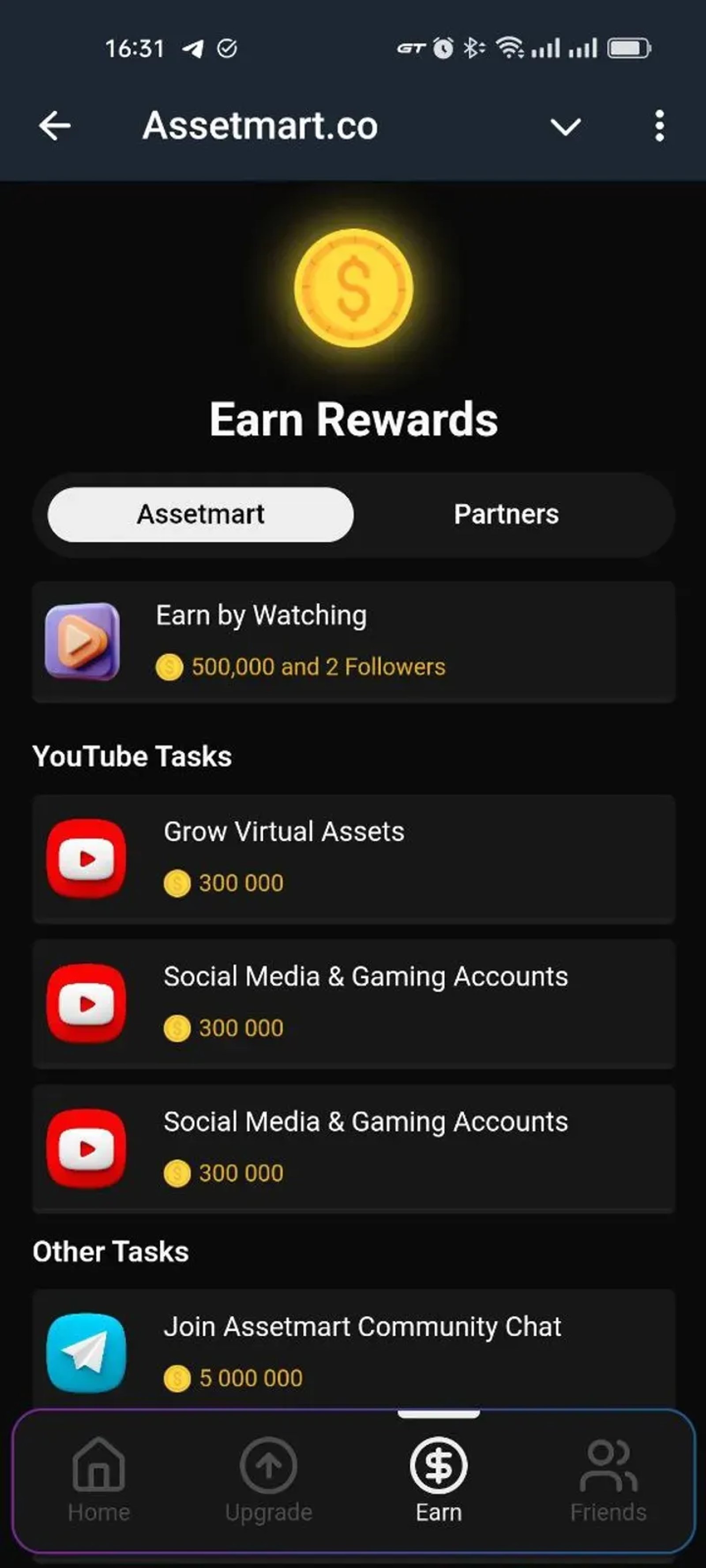 Assetmart в Телеграм — скриншот 7
