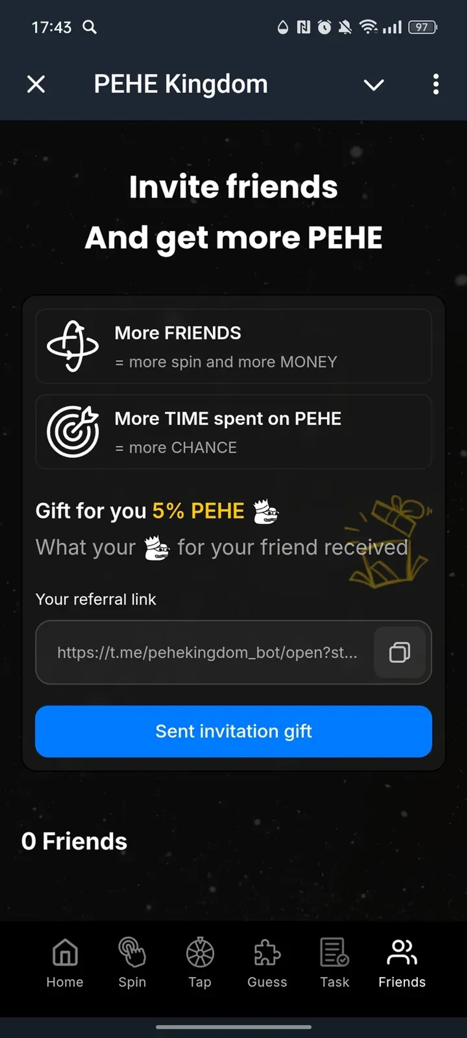 PEHE Kingdom в Телеграм — скриншот 6