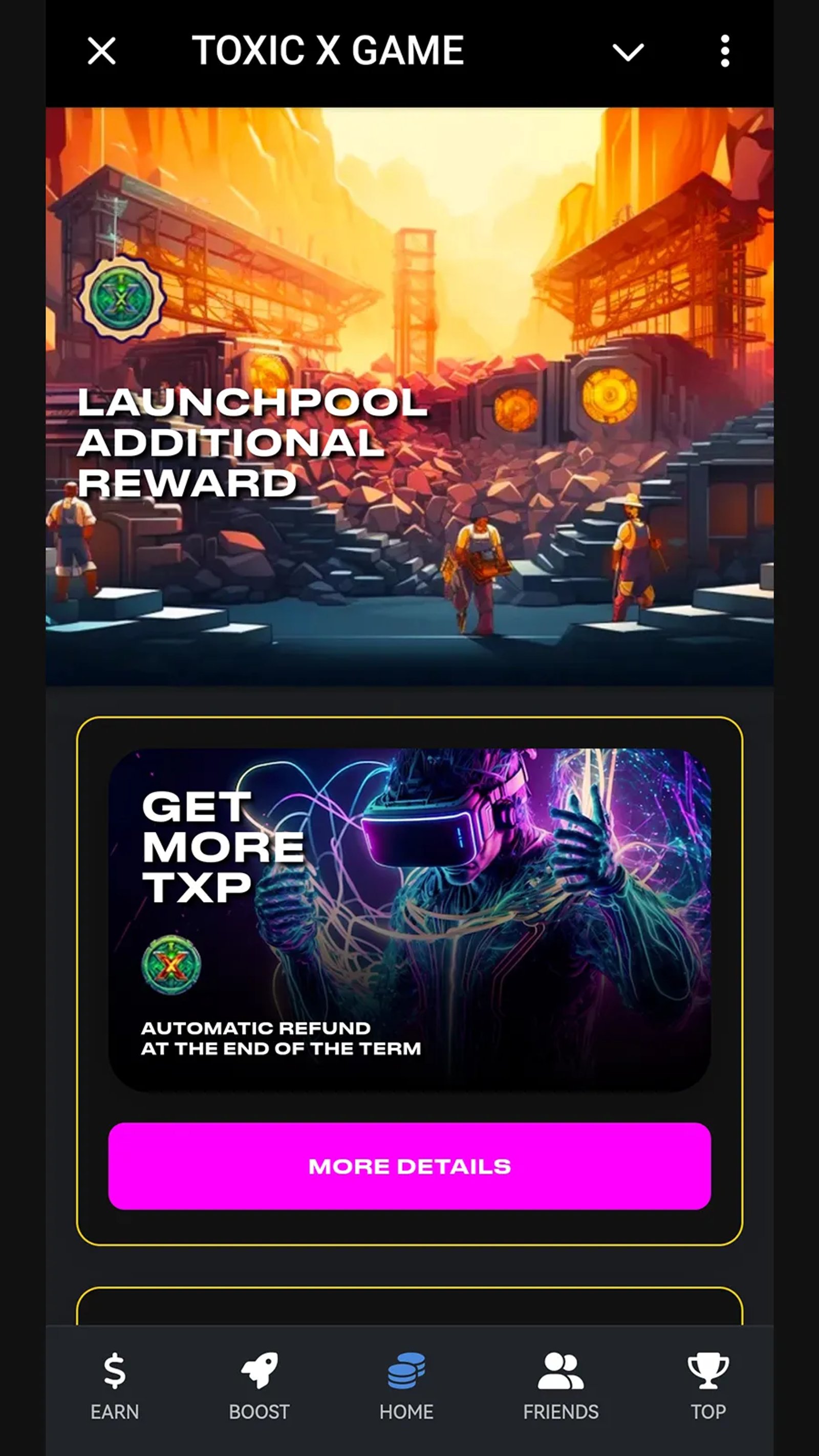 TOXIC X GAME Telegram Screenshot 3