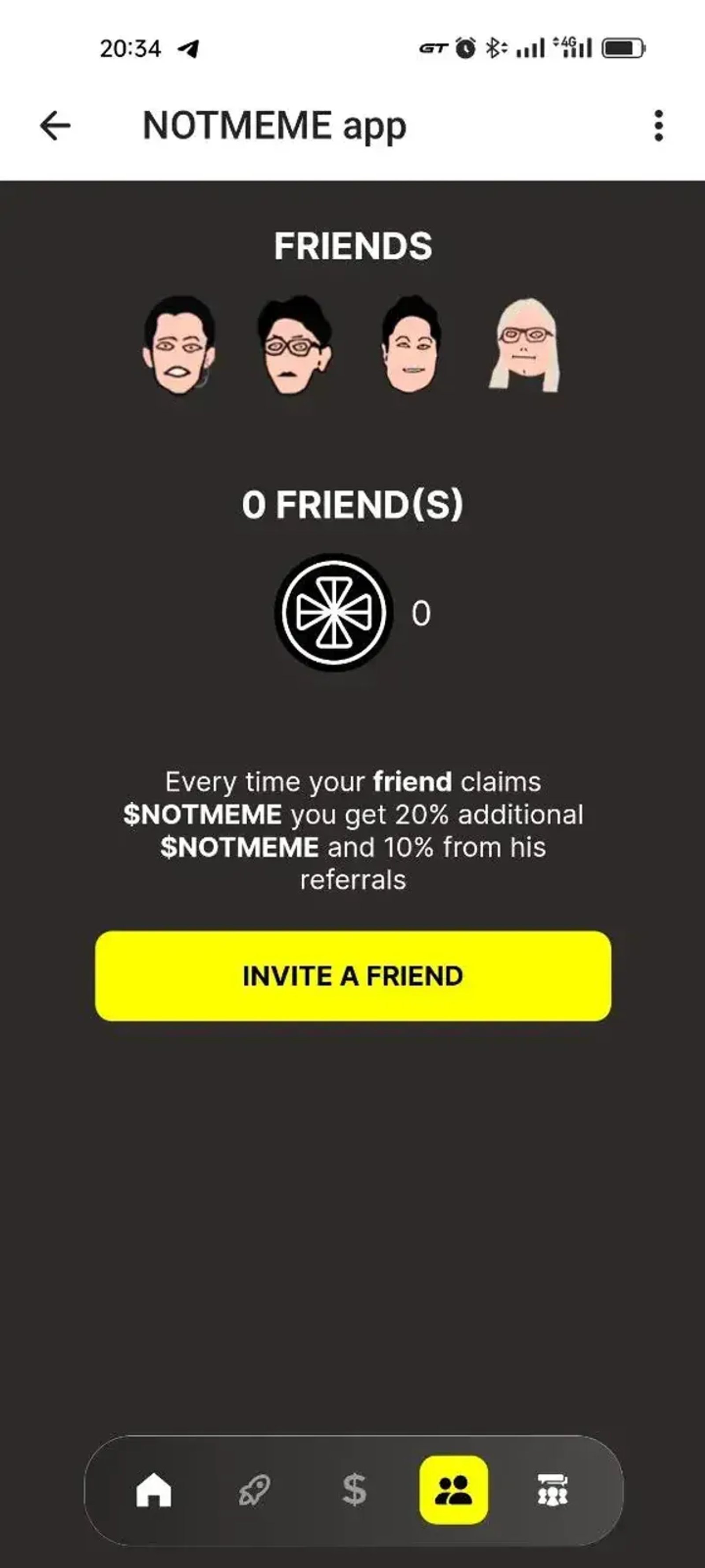 NOTMEME app в Телеграм — скриншот 2
