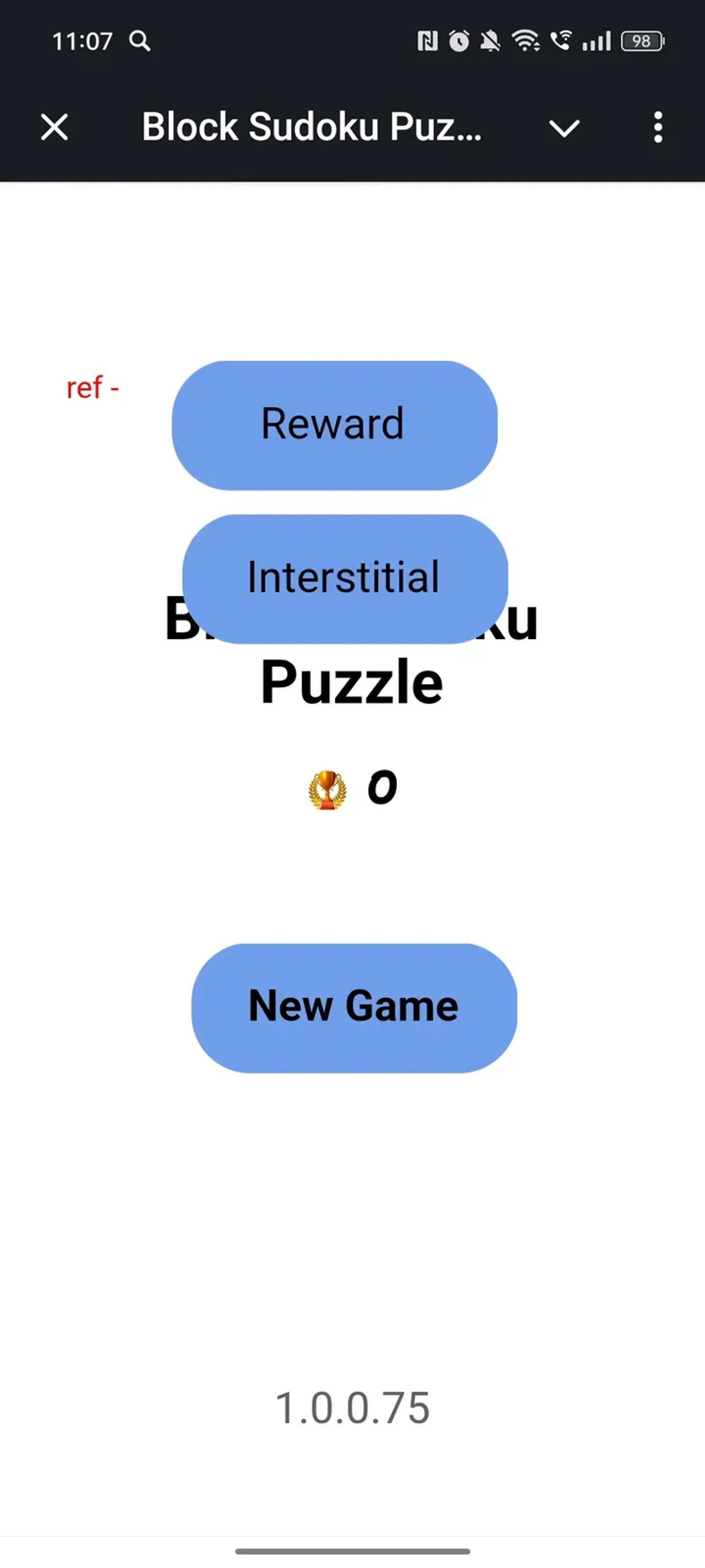 Block Sudoku Puzzle в Телеграм — скриншот 1