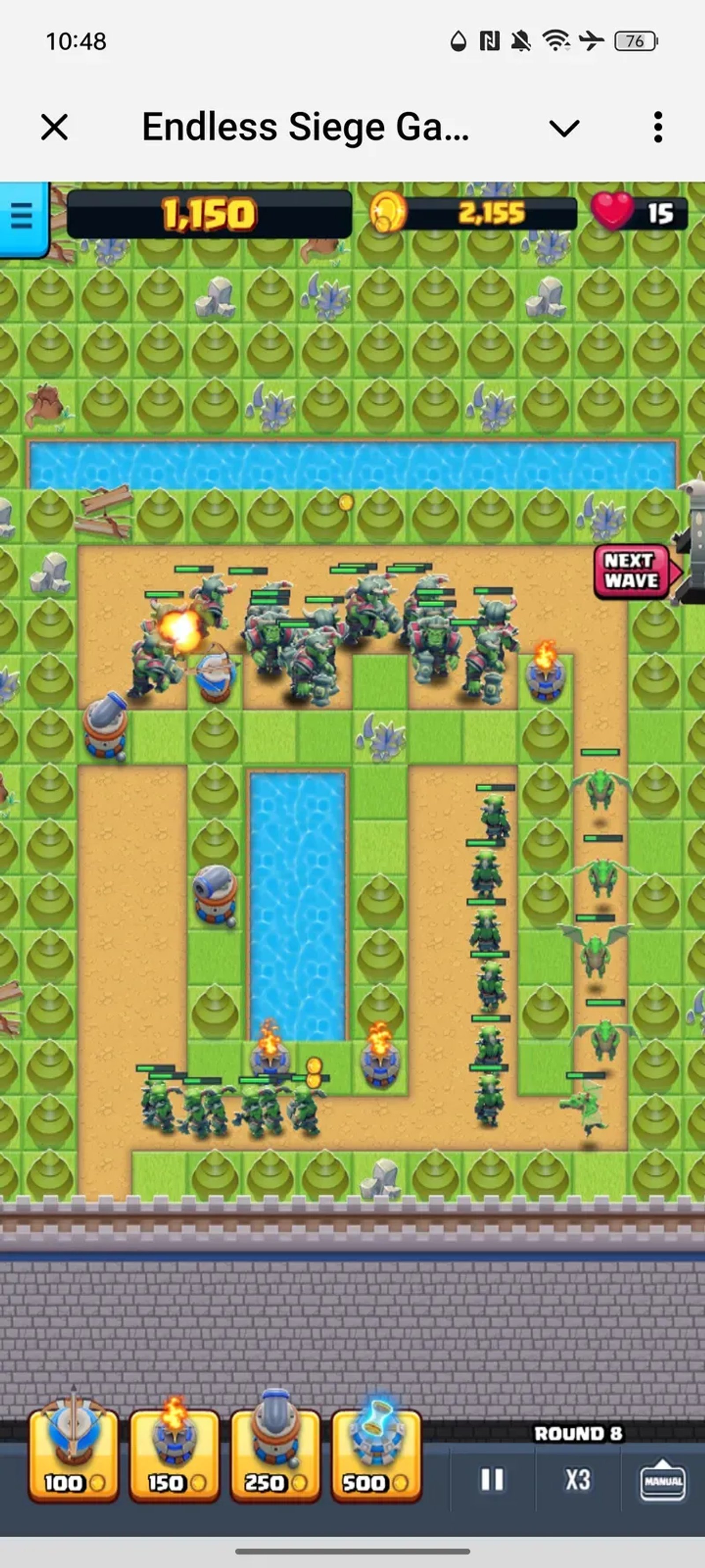 Endless Siege Game в Телеграм — скриншот 6