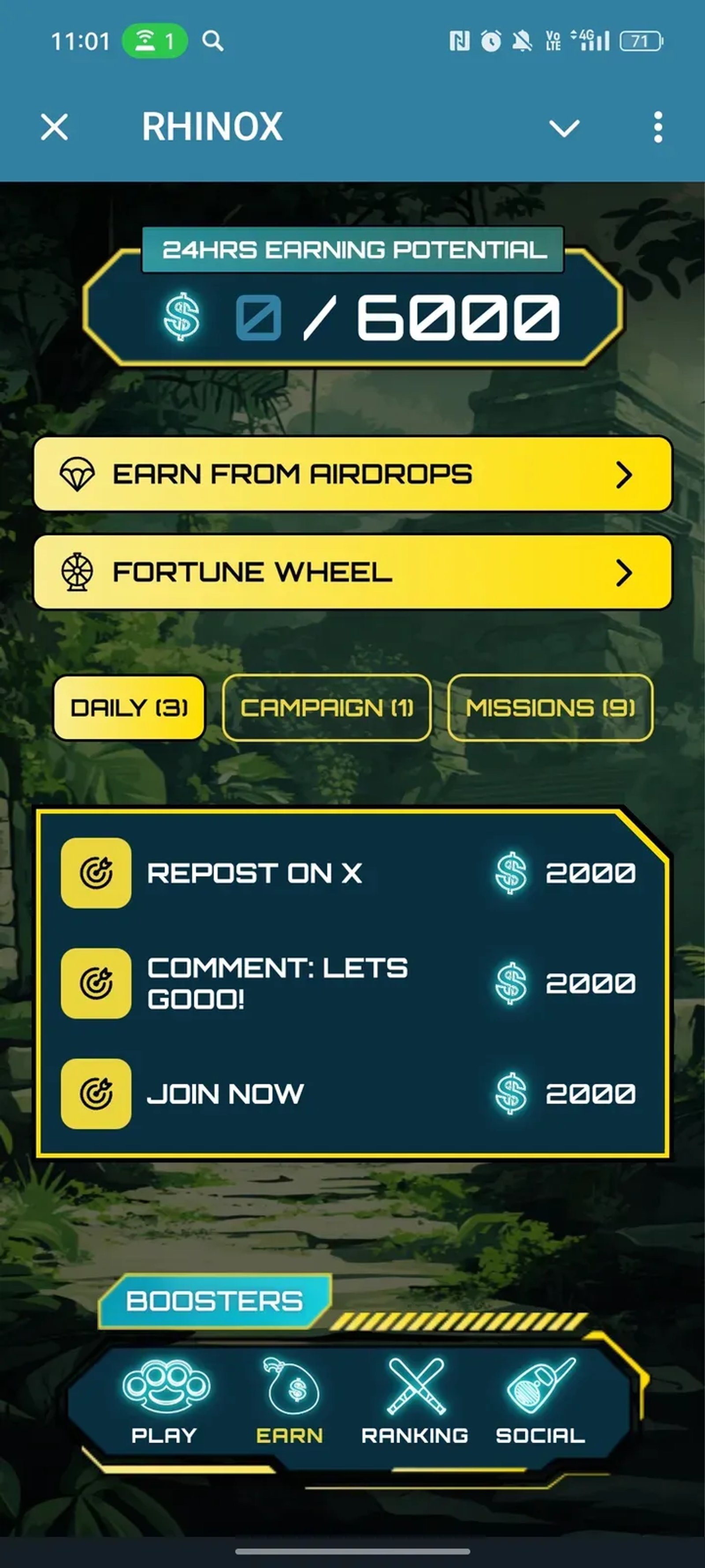 RHINOX в Телеграм — скриншот 2