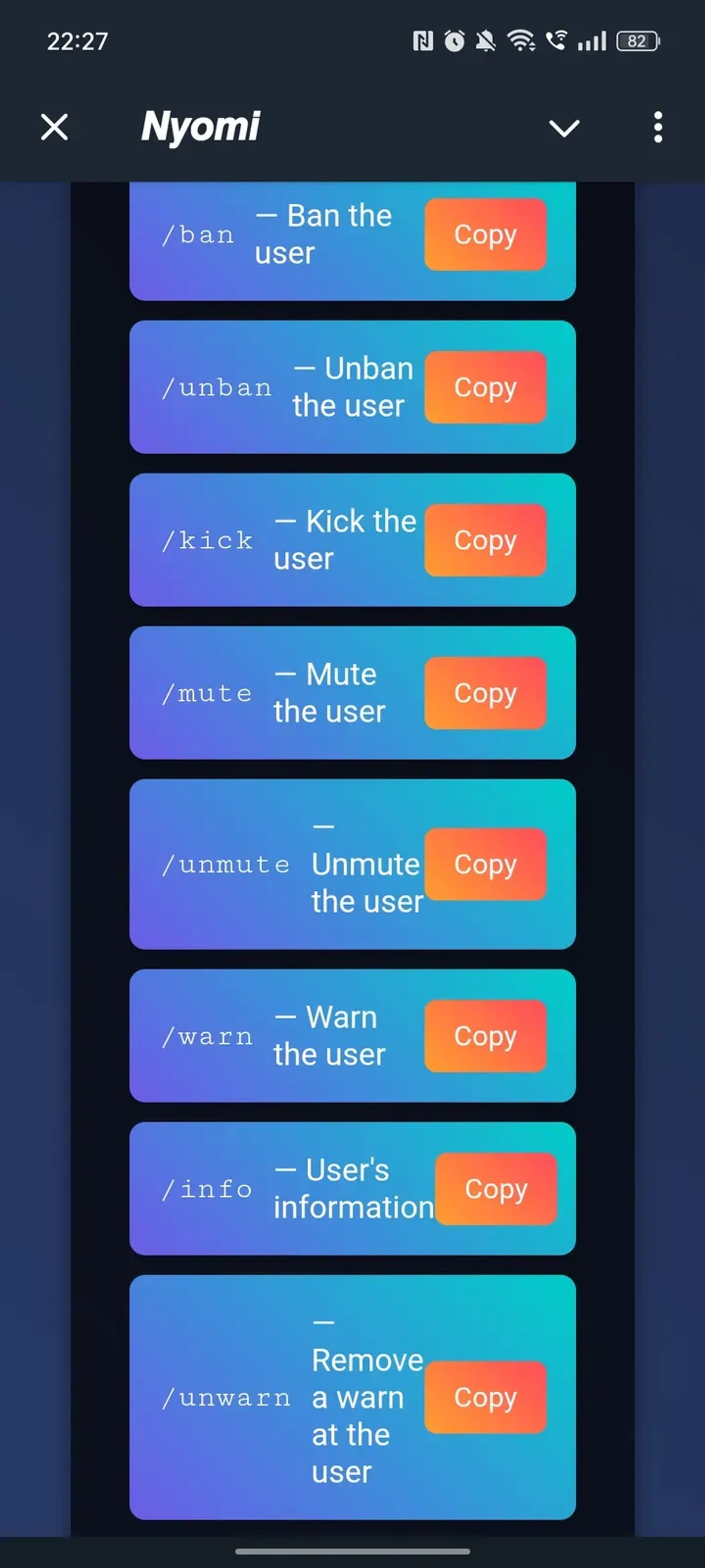 nyomibot Telegram Screenshot 4