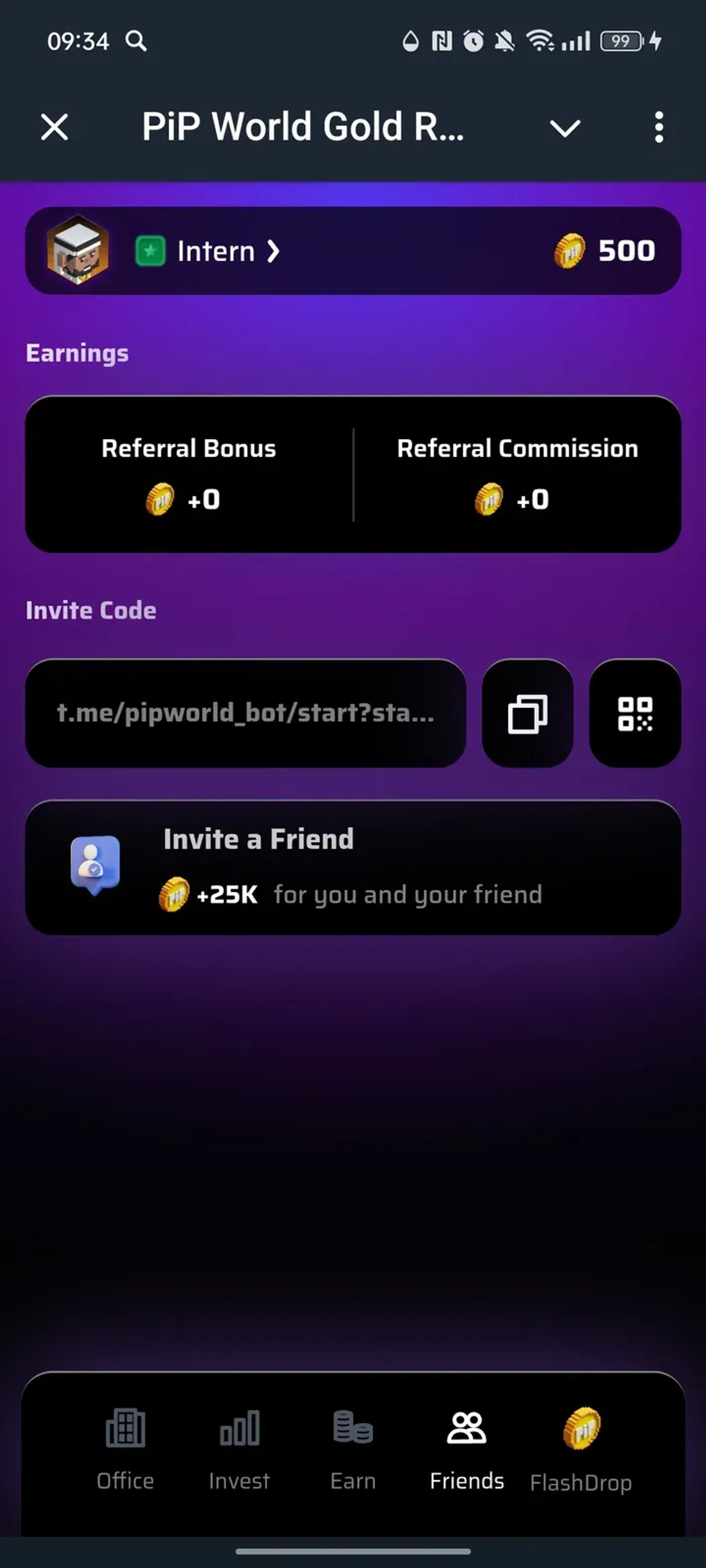 PiP World Gold Rush Telegram Screenshot 4