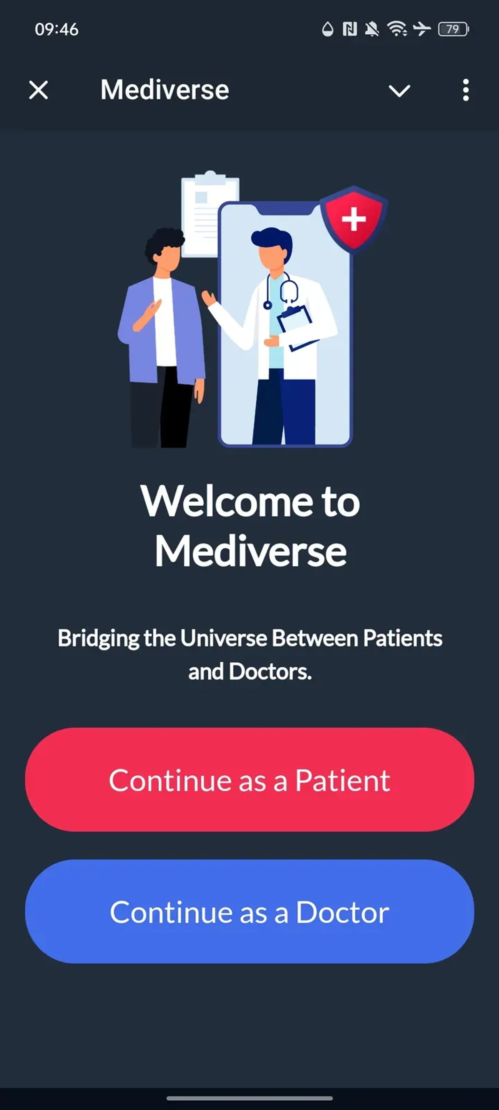 Mediverse в Телеграм — скриншот 1