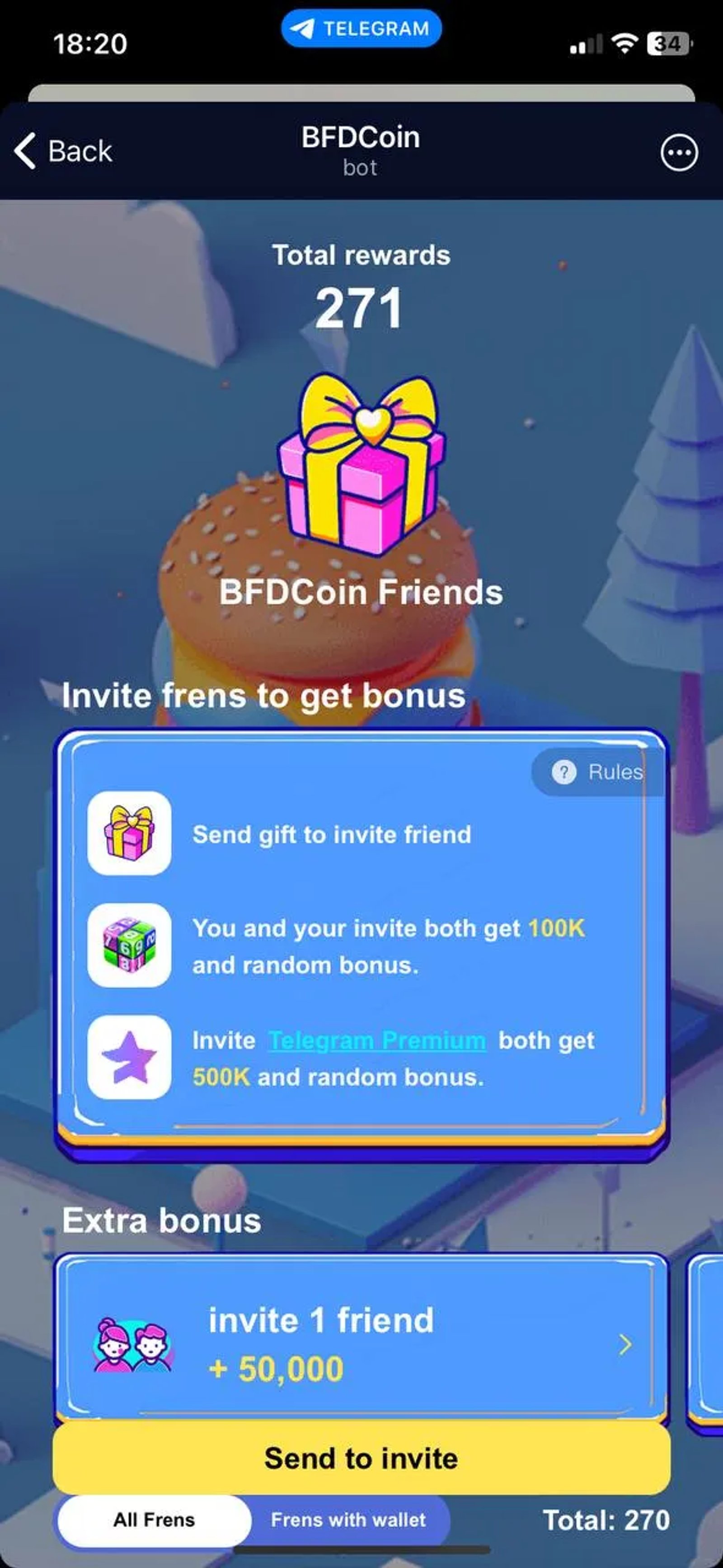 BFDCoin в Телеграм — скриншот 3