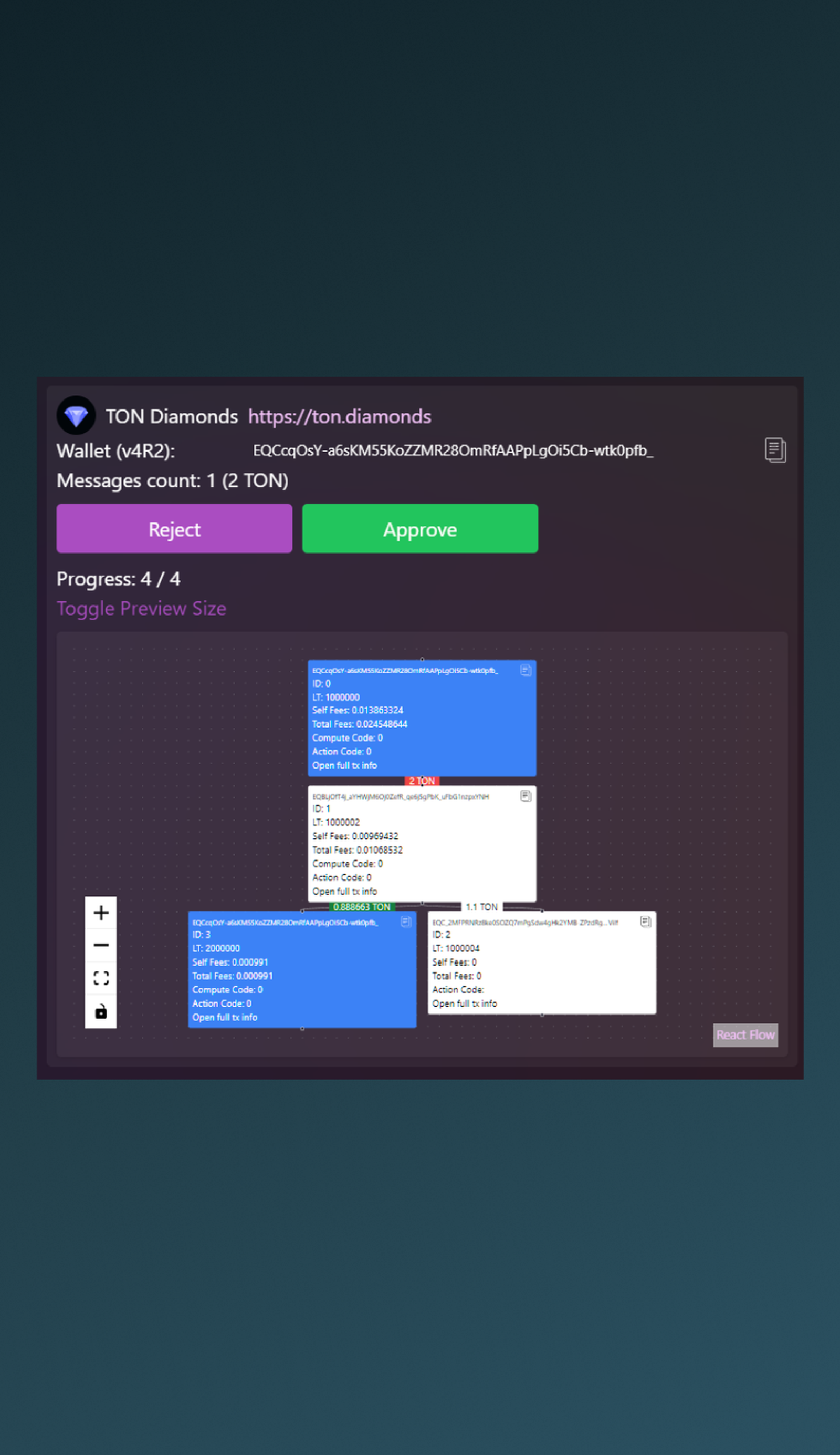 TonDevWallet в Телеграм — скриншот 3