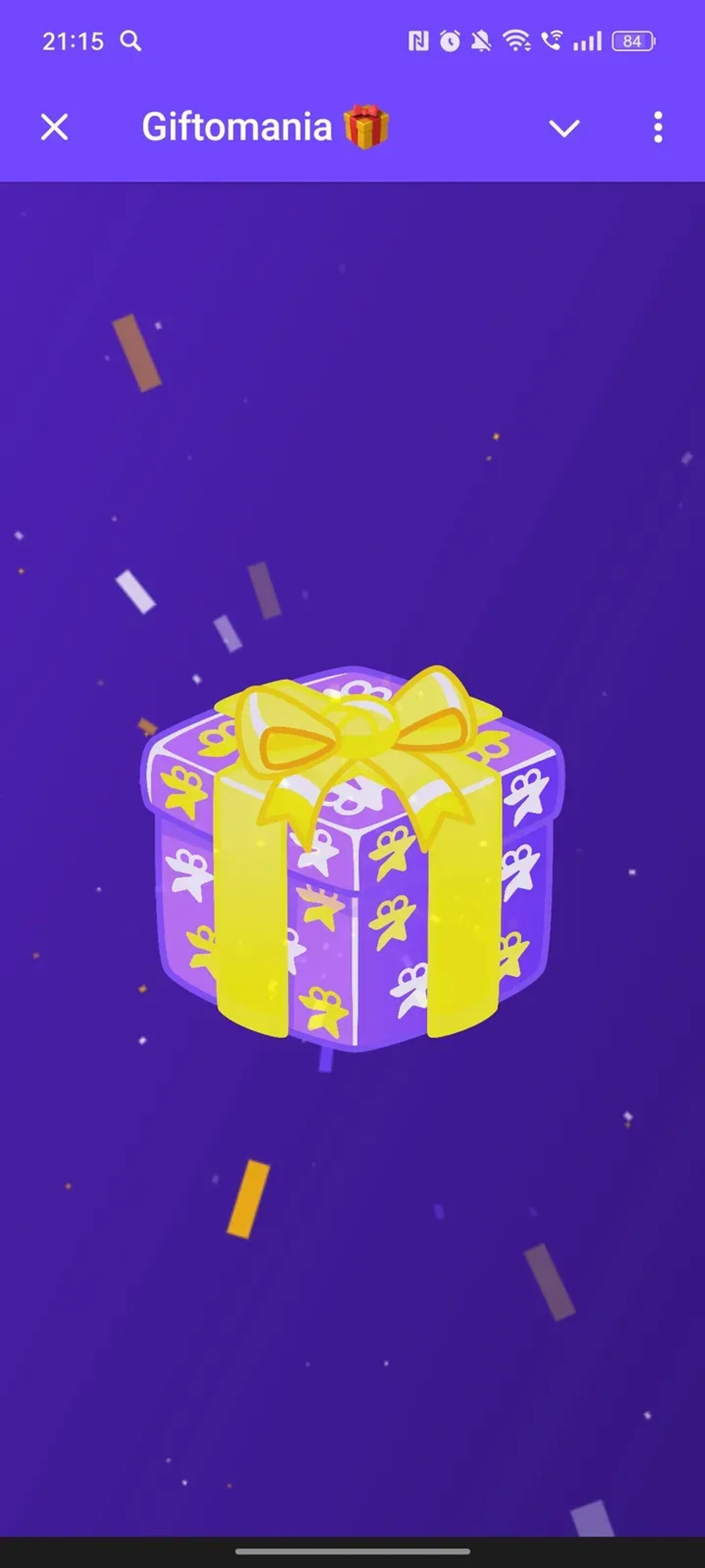 Giftomania в Телеграм — скриншот 1