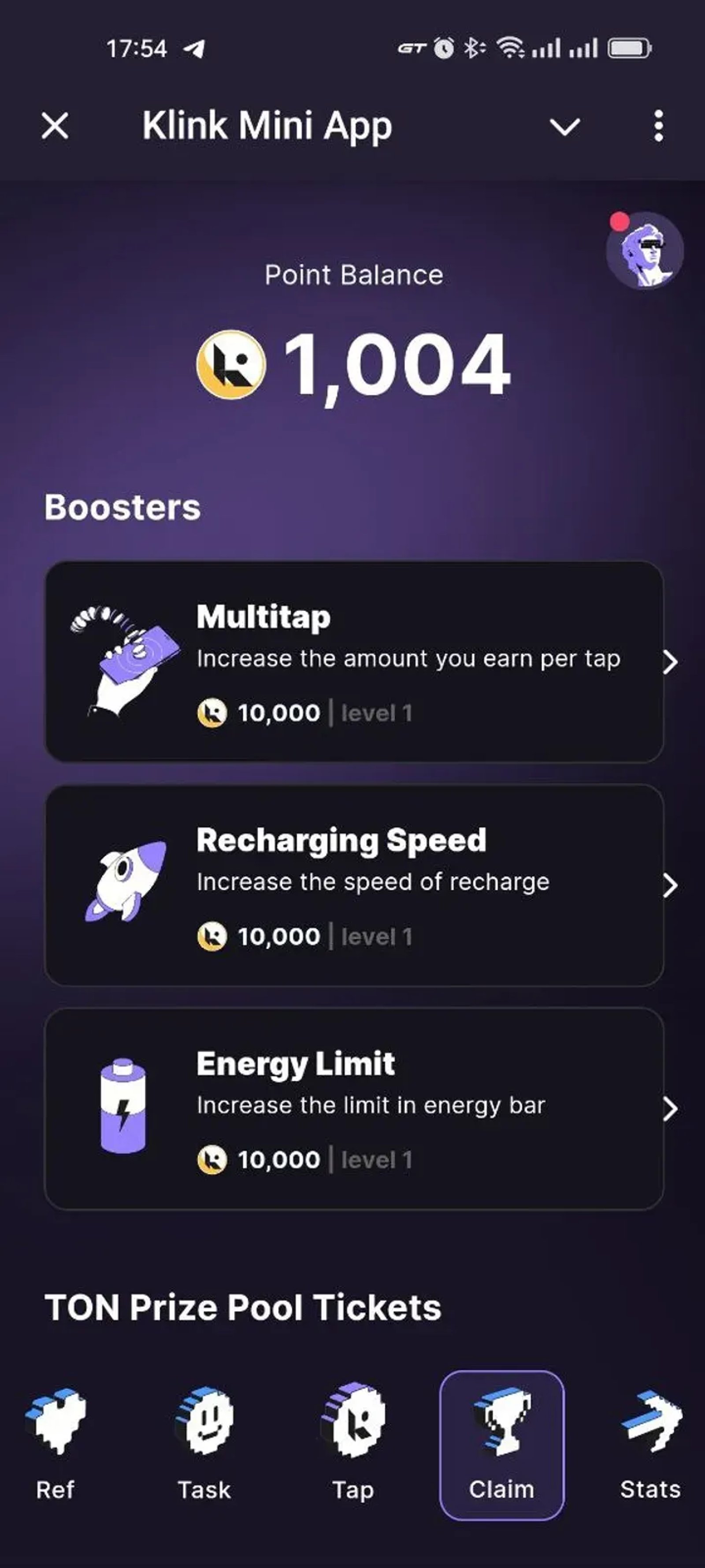 Klink: Earn & Make Money в Телеграм — скриншот 4